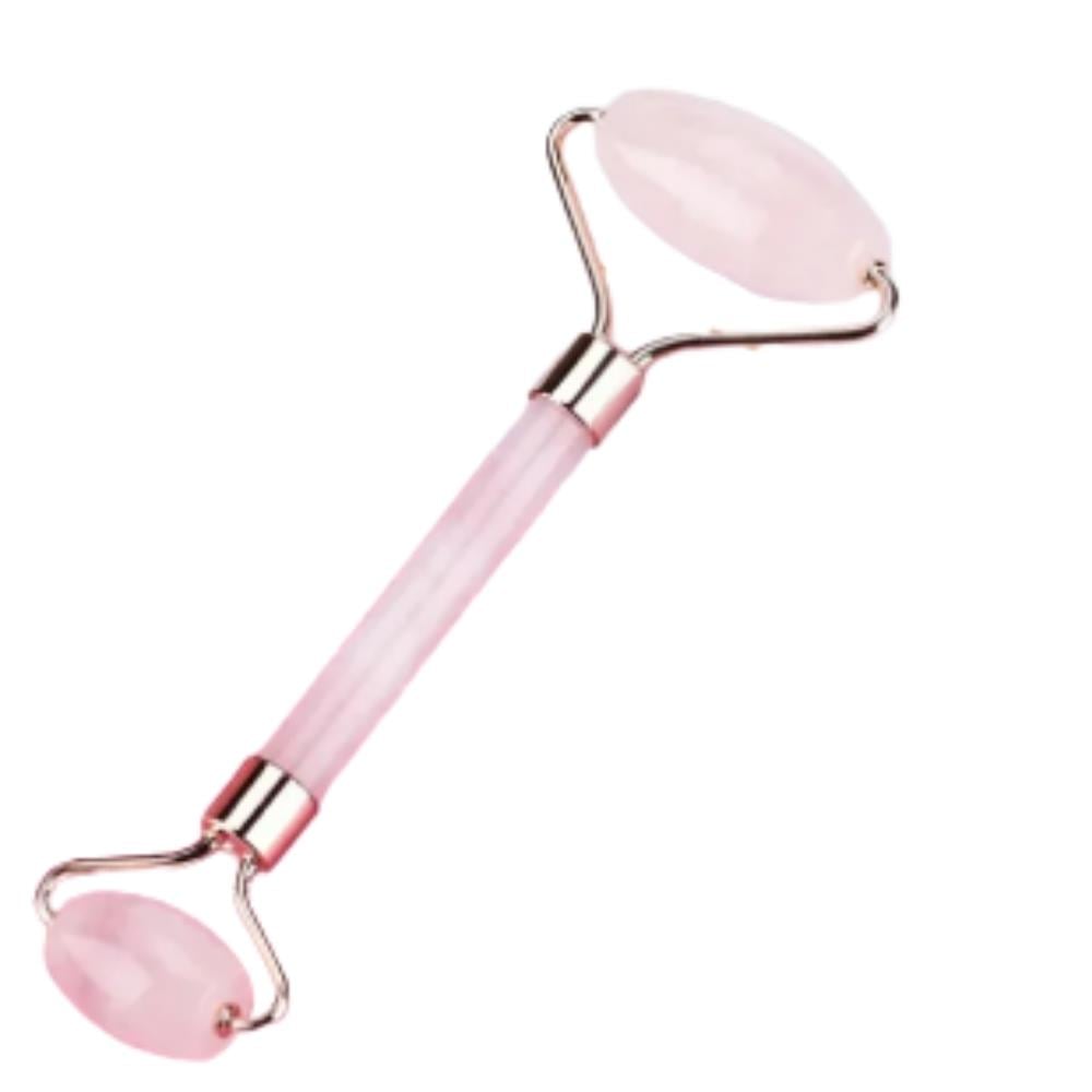 HZL Rose Quartz Yüz Roller ve Gua Sha Set – Cilt Masajı & Canlandırıcı Bakım 