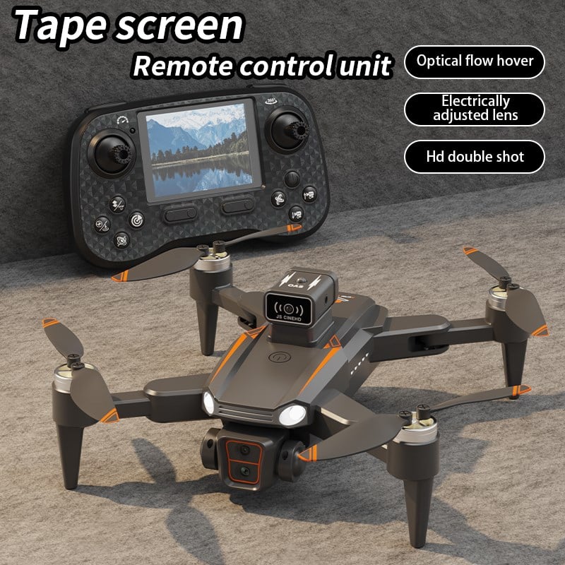 JS22PRO Drone,4K Uzaktan Kumandalı, Fırçasız motorlu 360 Roll Özellikli , Çift lens Korumalı Drone 