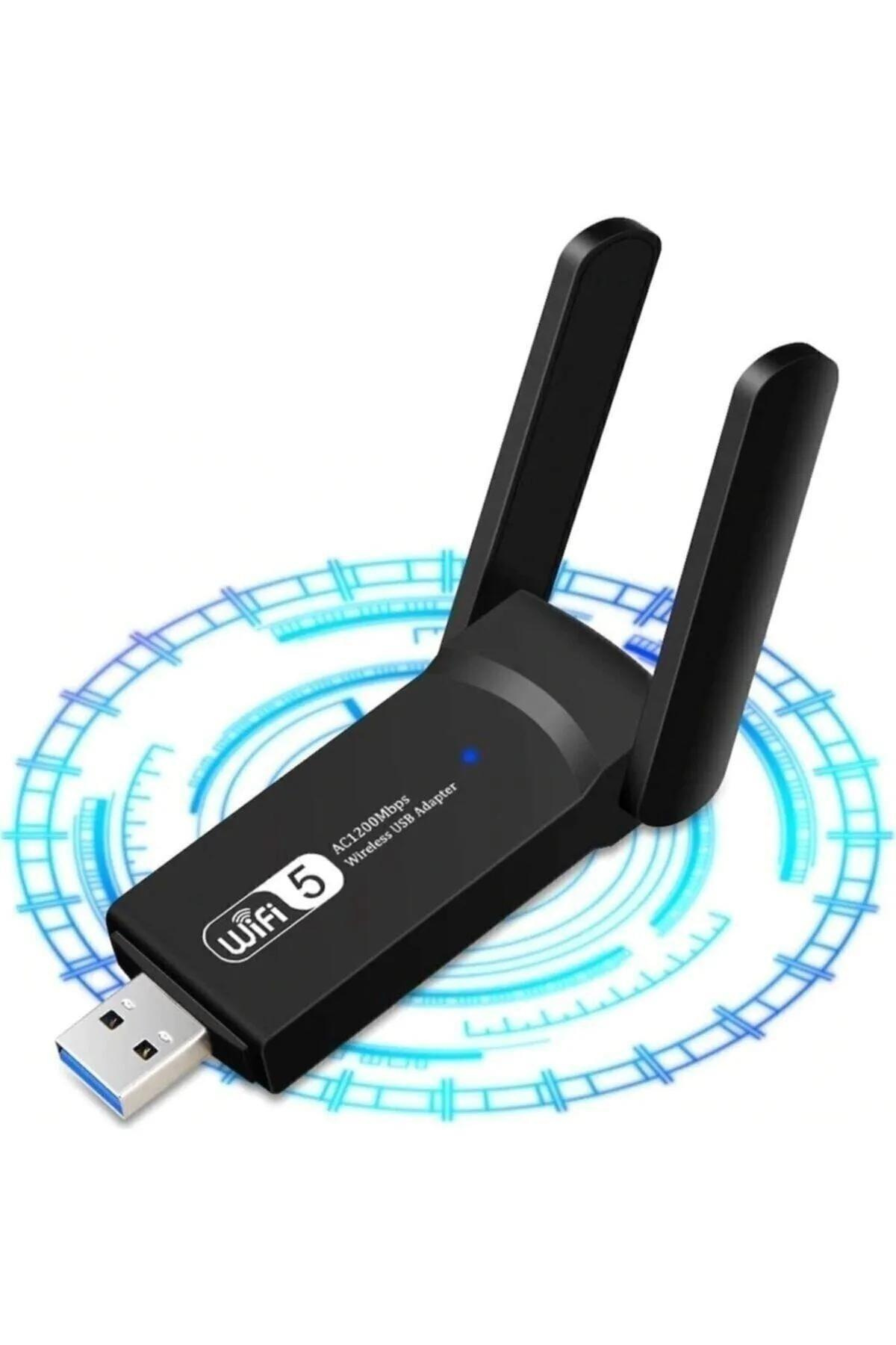 KNGBRO Repex Ac1300 Mbps Dual Band Usb 3.0 Adaptör Kablosuz Wifi Alıcı 