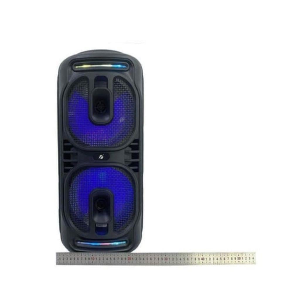 KTS-1819 Siyah Bluetooth Hoparlör | RGB LED, Dahili Mikrofon, Kumandalı Speaker 