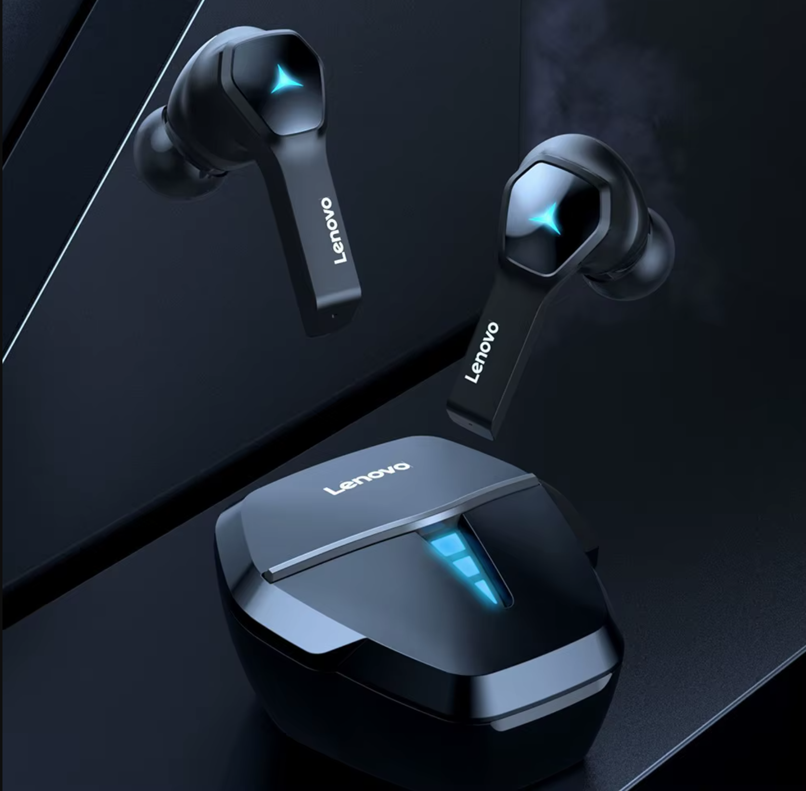 Lenovo HQ08 TWS Bluetooth Kulaklık – Düşük Gecikme, Oyun Modu, Gürültü Engelleme, IPX5 Suya Dayanıklı, 40 Saat Pil Ömrü 