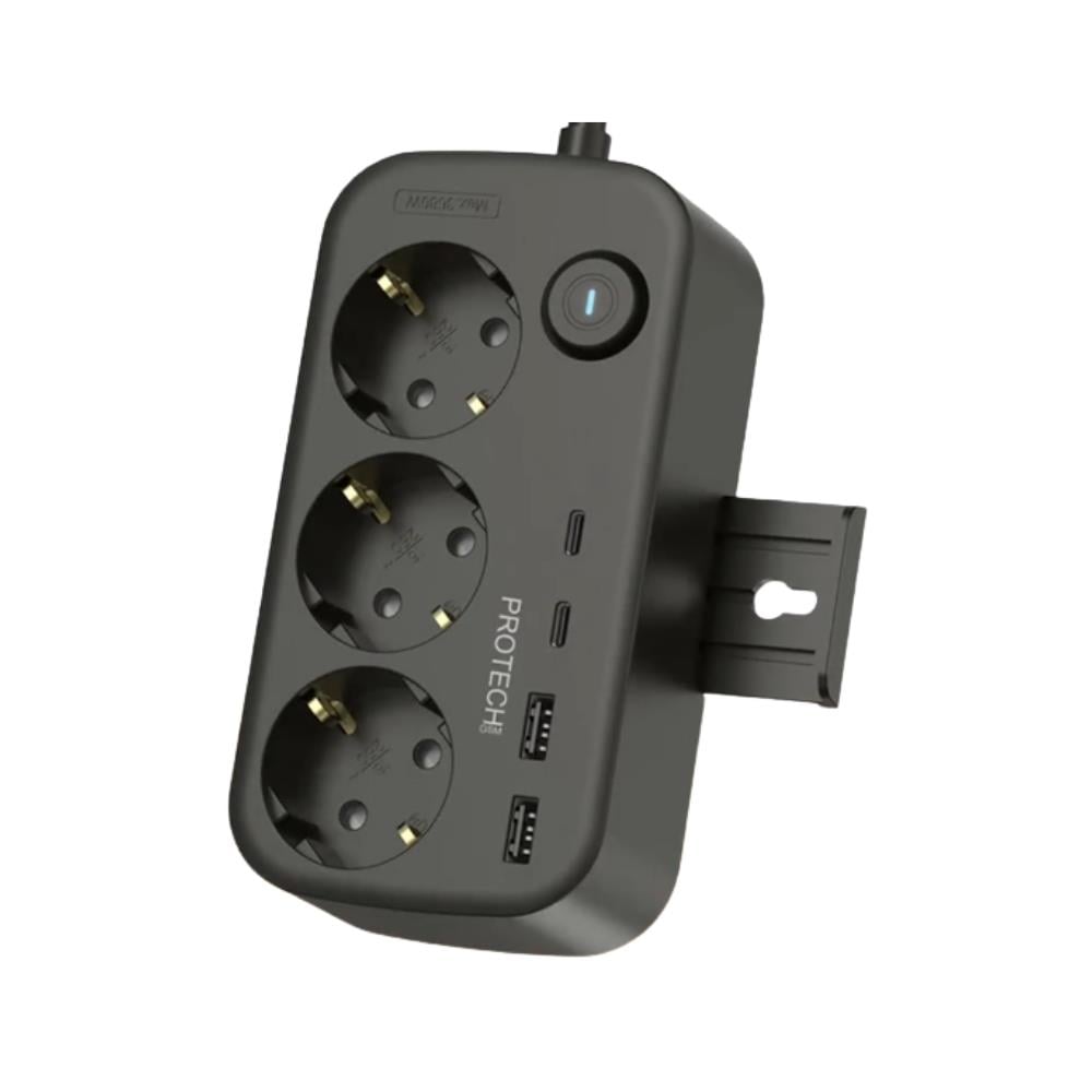 LP763A Akıllı Priz, Çift USB Girişli, Güvenlik Kapaklı, Dayanıklı ve Şık Tasarım | HZLSTORE 