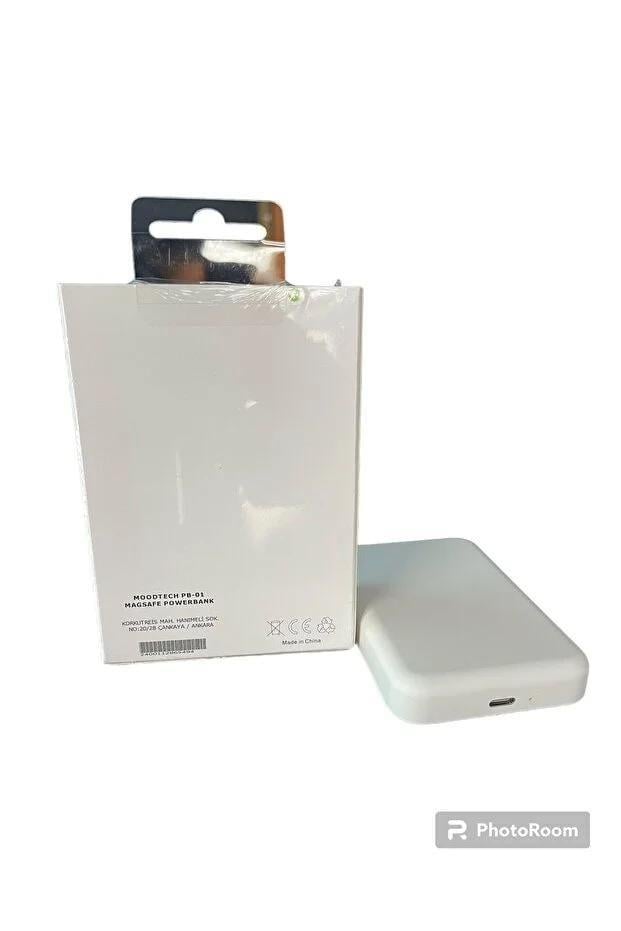 MAGSAFE 5000MAH IPHONE UYUMLU KABLUSUZ WİRELESS POWERBANK SARJ ALETİ 