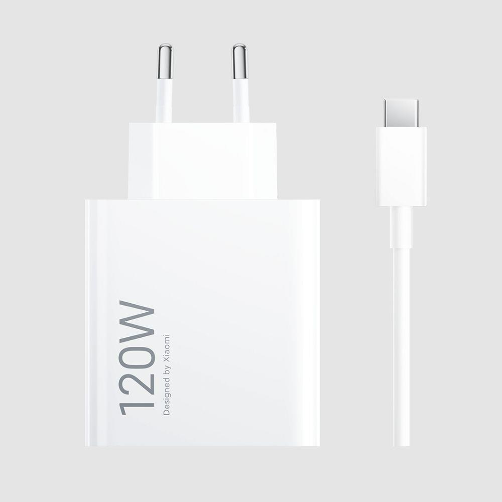 Mi 120W Hızlı Şarj Cihazı - Orijinal Güç Adaptörü, Turbo Şarj Desteği, USB-C, Tüm Cihazlarla Uyumlu 