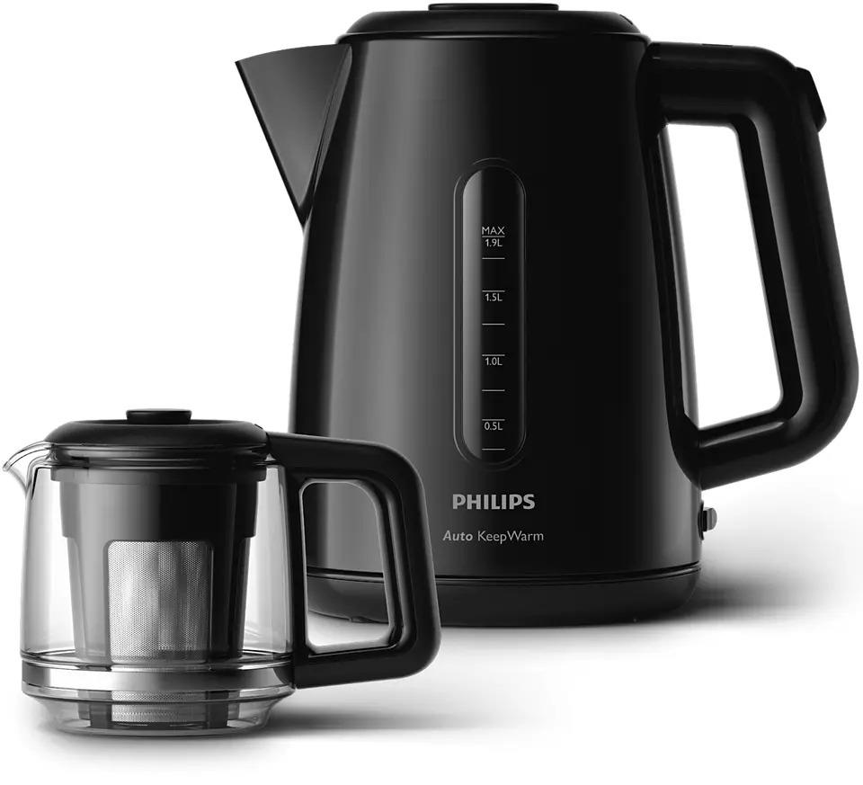 PHİLİPS HD7301 CAM DEMLİKLİ ÇAY MAKİNESİ - SİYAH 