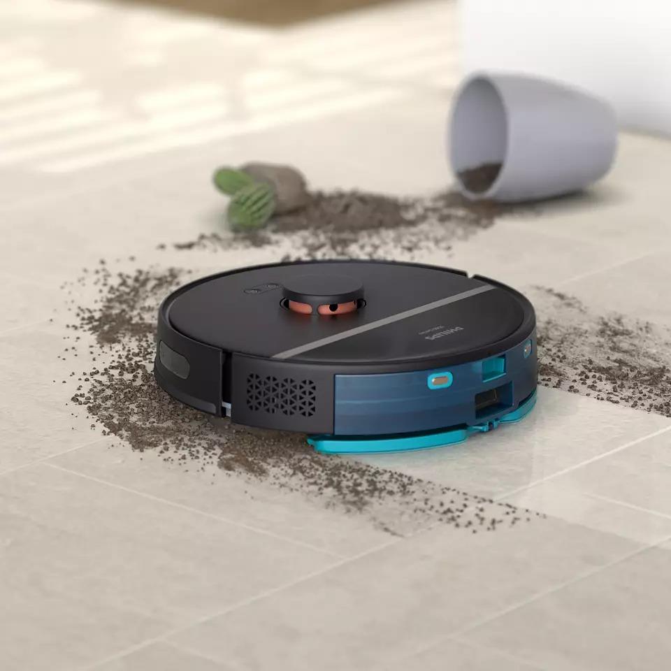 PHILIPS XU3000/01 AQUA ISLAK & KURU ROBOT SÜPÜRGE - SİYAH 