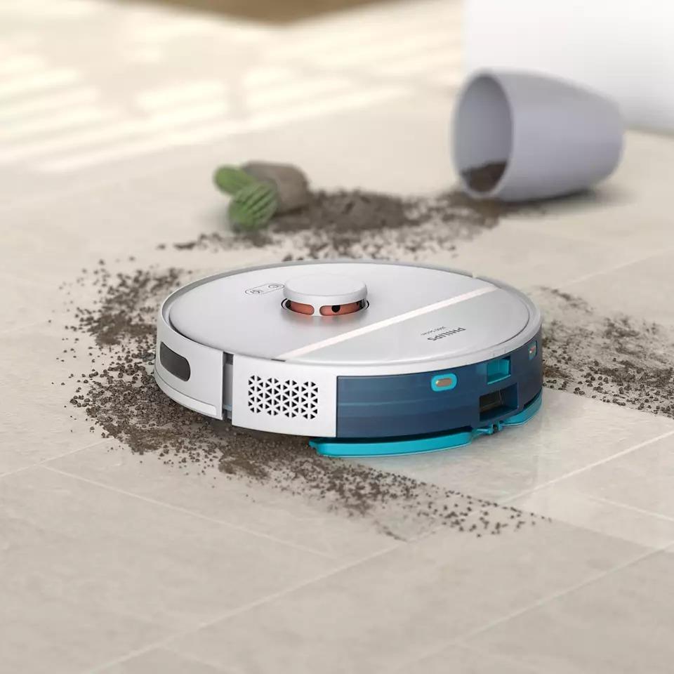 PHILIPS XU3000/02 AQUA ISLAK & KURU ROBOT SÜPÜRGE - BEYAZ 