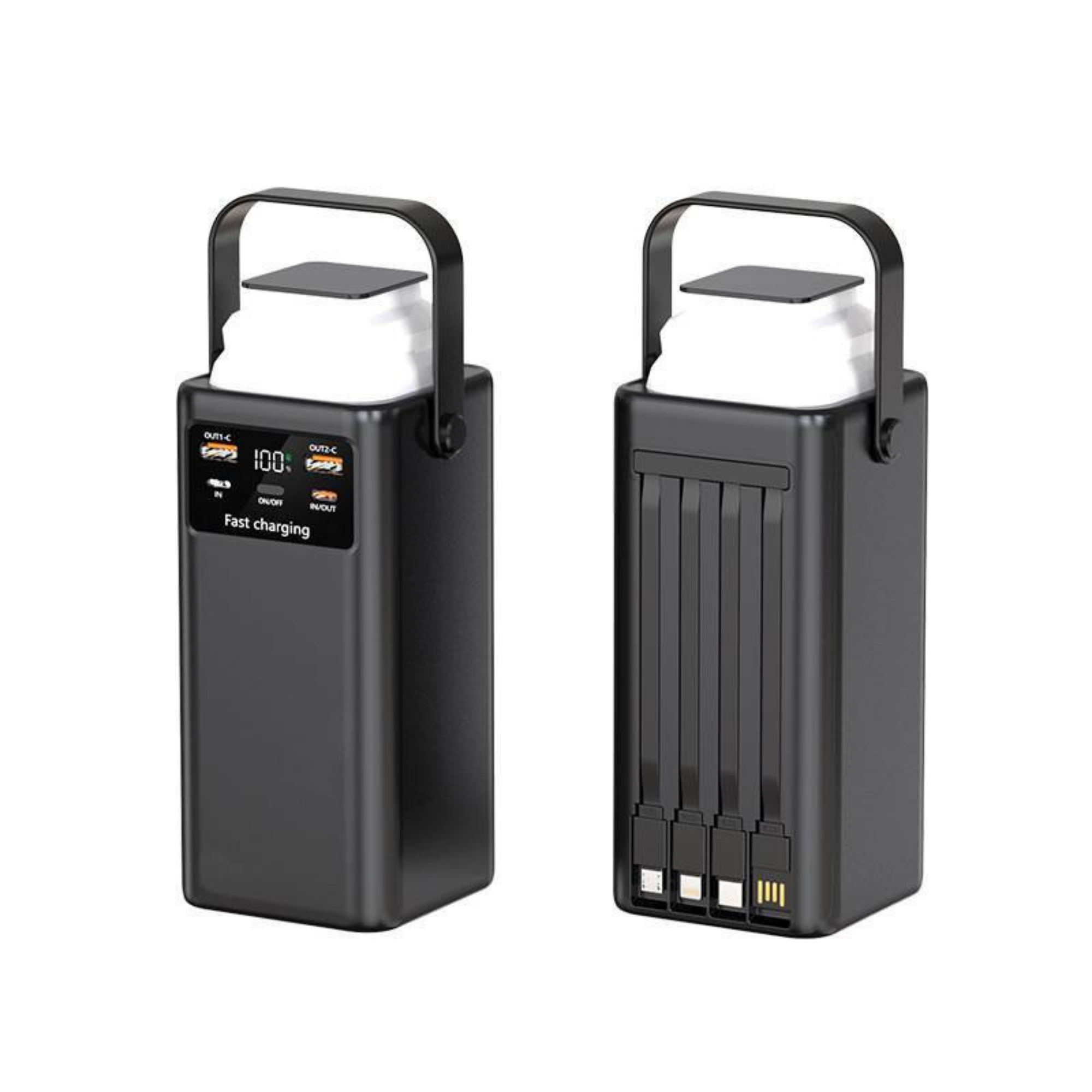 Powerbank  Yüksek Kapasiteli 30.000 mAh USB-C LED Işıklı  Outdoor Taşınabilir Şarj Cihazı 