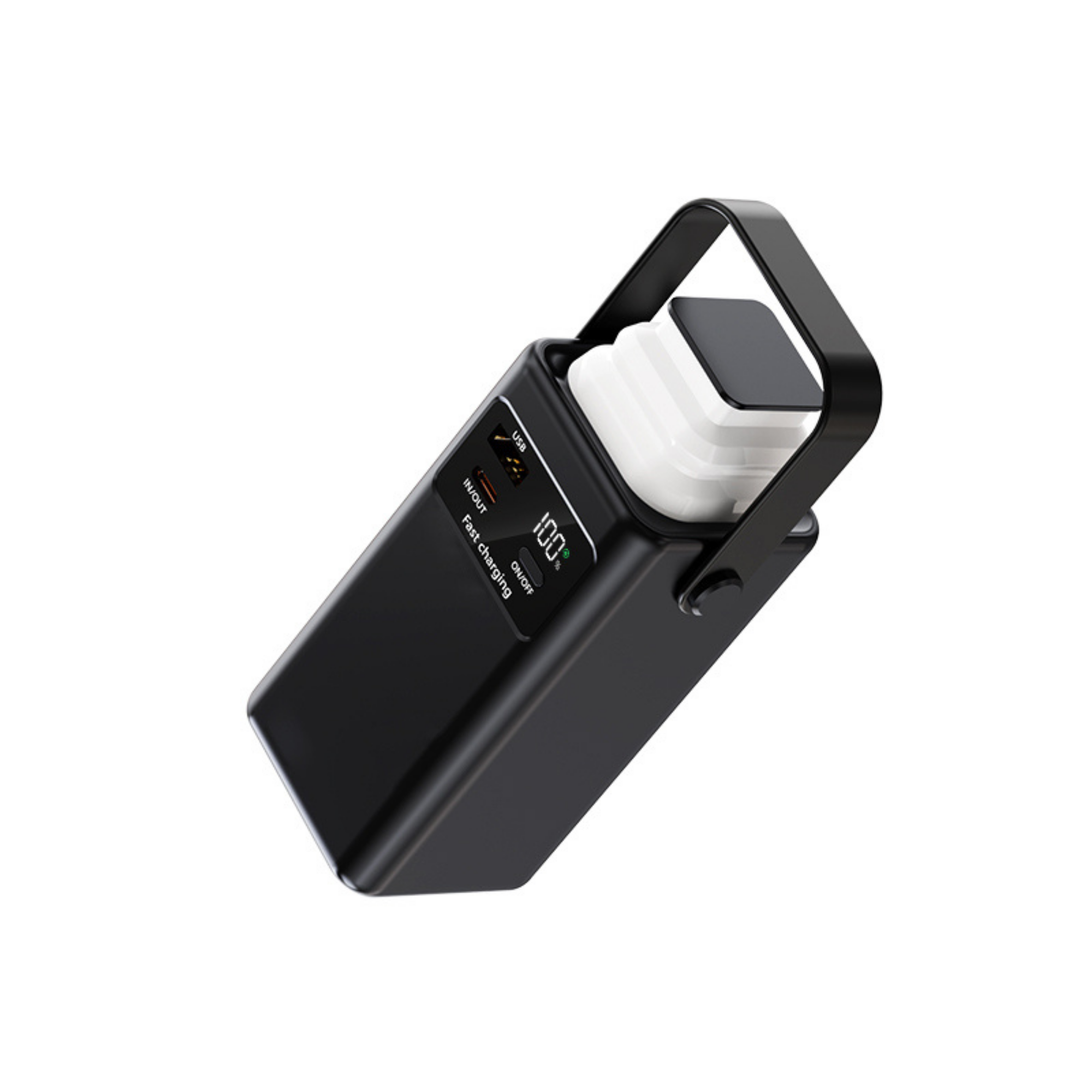 Powerbank  Yüksek Kapasiteli 30.000 mAh USB-C LED Işıklı  Outdoor Taşınabilir Şarj Cihazı 