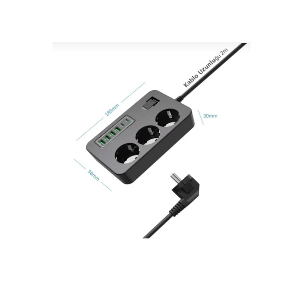 Pro P07 Akıllı Wi-Fi Priz - Uzaktan Kontrol & Enerji Tasarrufu  