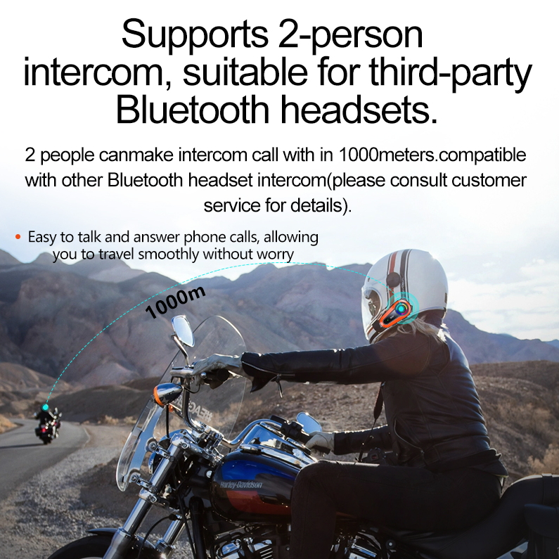 Q08 5.3 Uyumlu Motosiklet Kask Kulaklık Intercom Işıklı Motorsiklet Interkom 