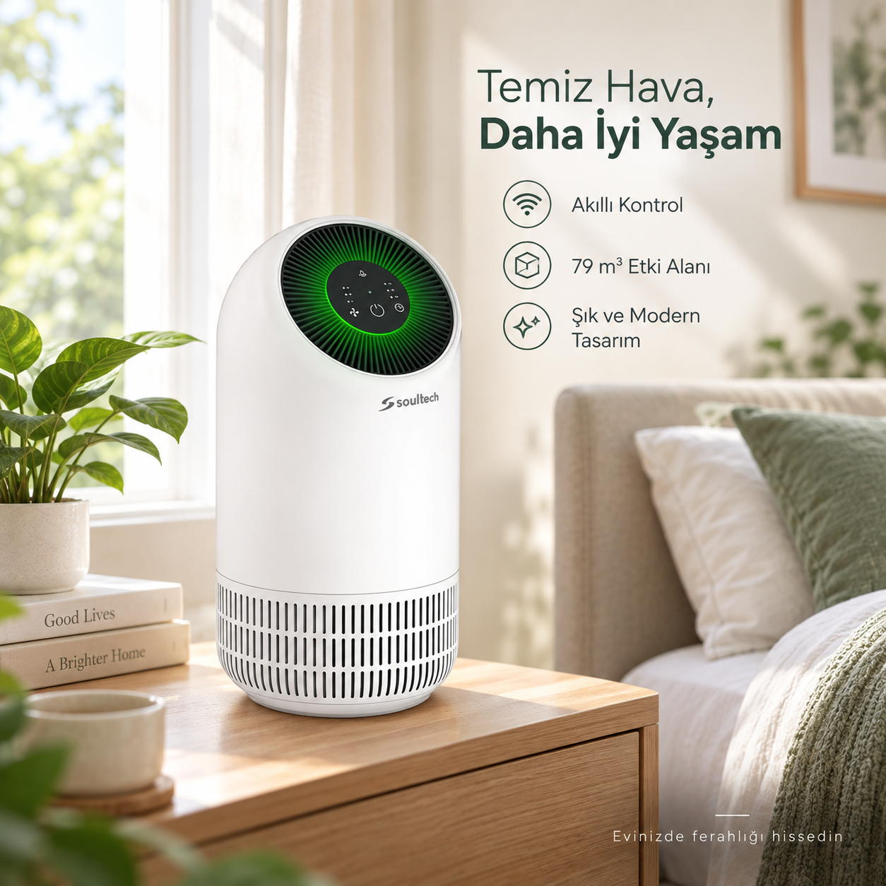 Smart Air Purifer, Akıllı Hava Temizleme Cihazı 