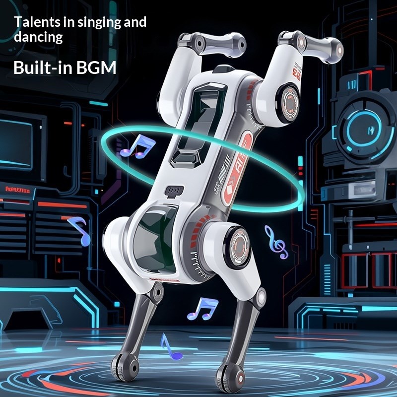 Uzaktan Kumandalı Yapay Zekâ Ses Kontrollü Akrobatik Robot Köpek Oyuncak 