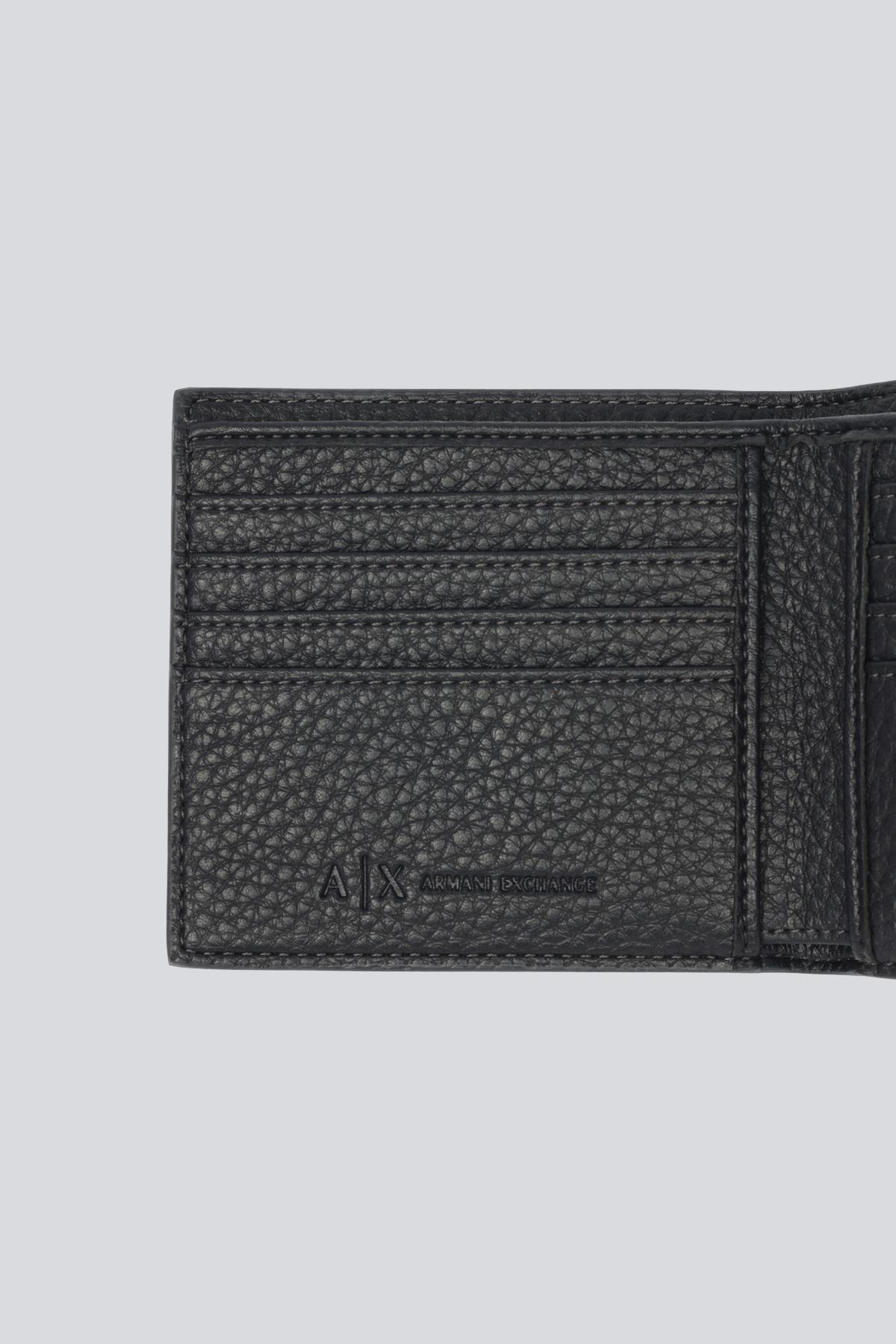ARMANI EXCHANGE Armani Exchange Erkek Logolu İç Bölmeli Lacivert Kartlık XM000168 AF11931-UB101