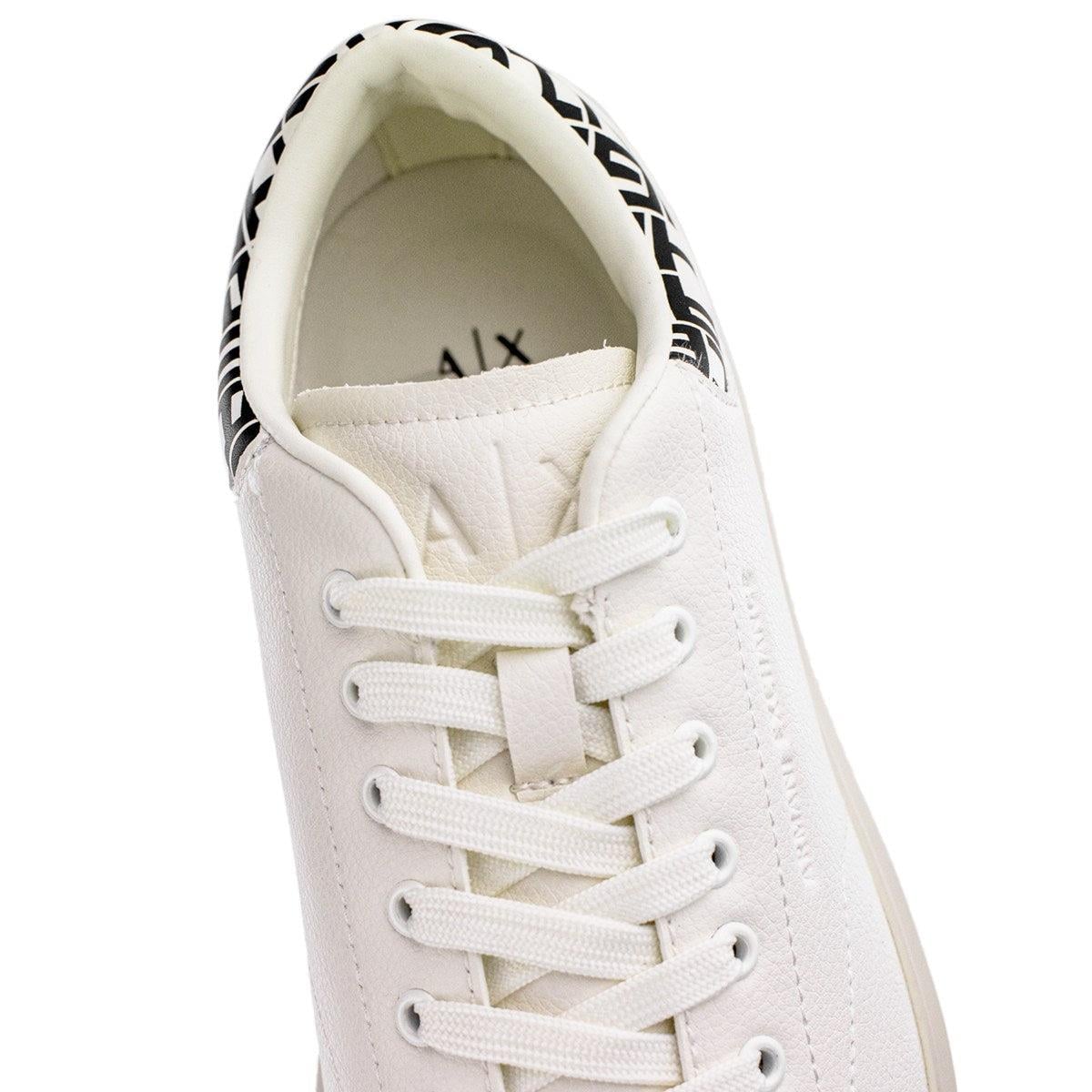 ARMANI EXCHANGE Armani Exchange Erkek Rahat ve Düz Taban Arkası Logo Desenli Krem Sneaker XUX123 XV761-N480