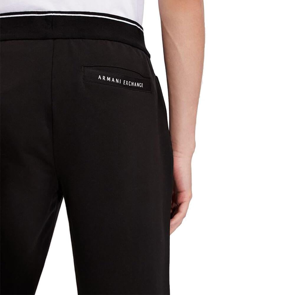 Armani Exchange Armani Exchange Erkek Dokuma Kumaş  Normal Bel  Düz Model Siyah Pantolon 8NZP82 ZJH3Z-1200