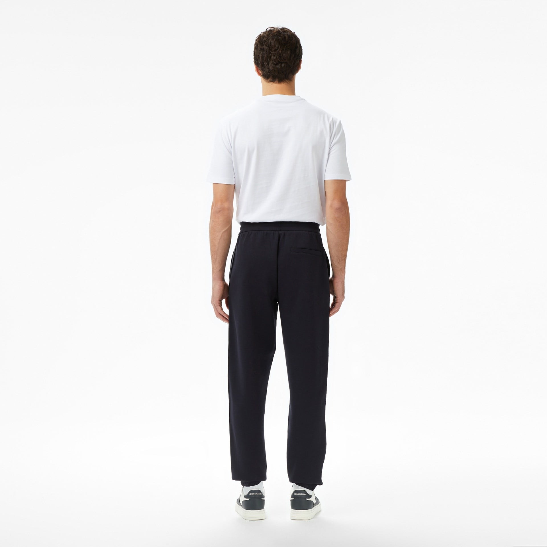 Armani Exchange Armani Exchange Erkek Logolu Streç Pamuklu Regular Fit Normal Bel Jogger Lacivert Eşofman Altı XM001301 AF10818-UB101
