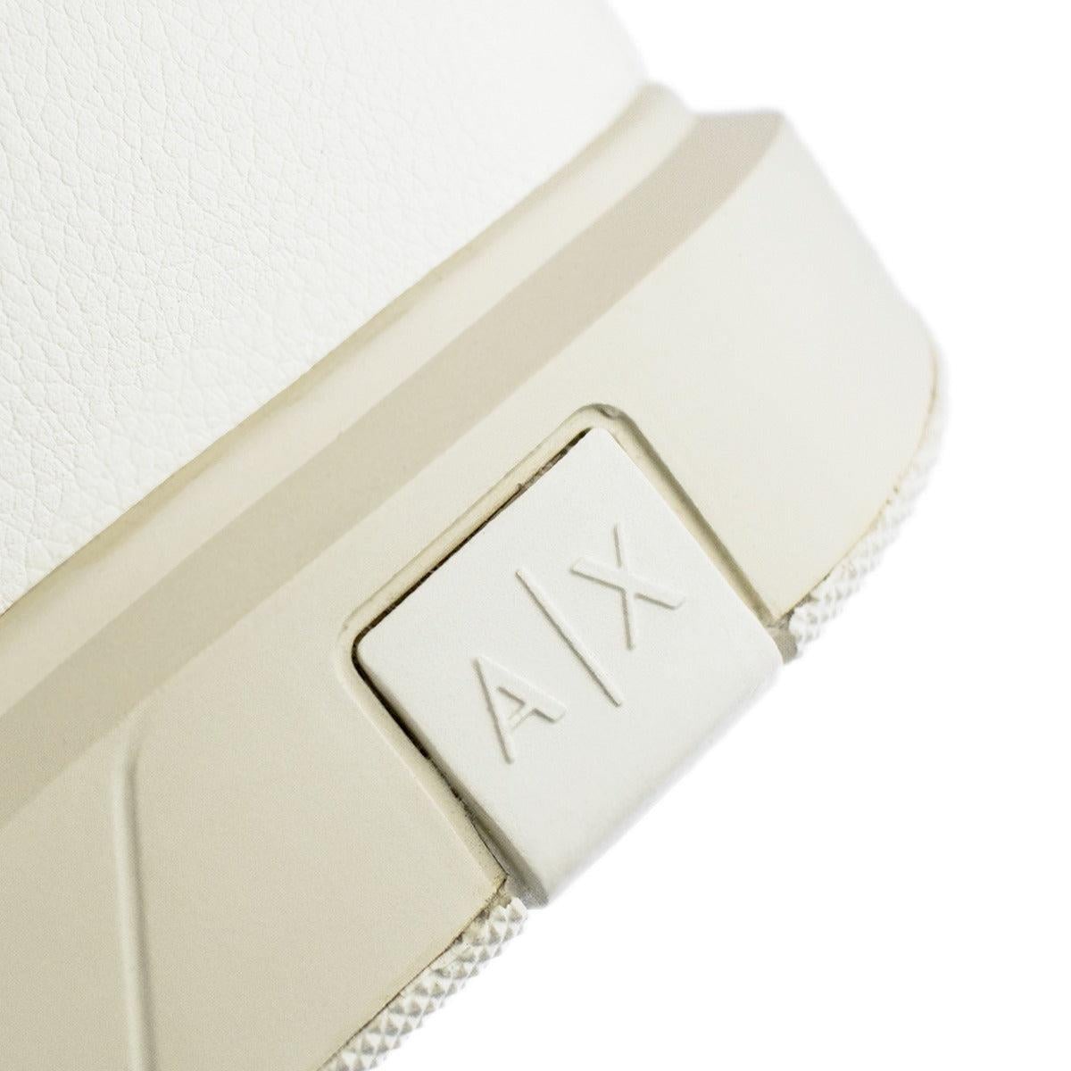 ARMANI EXCHANGE Armani Exchange Erkek Rahat ve Düz Taban Arkası Logo Desenli Krem Sneaker XUX123 XV761-N480