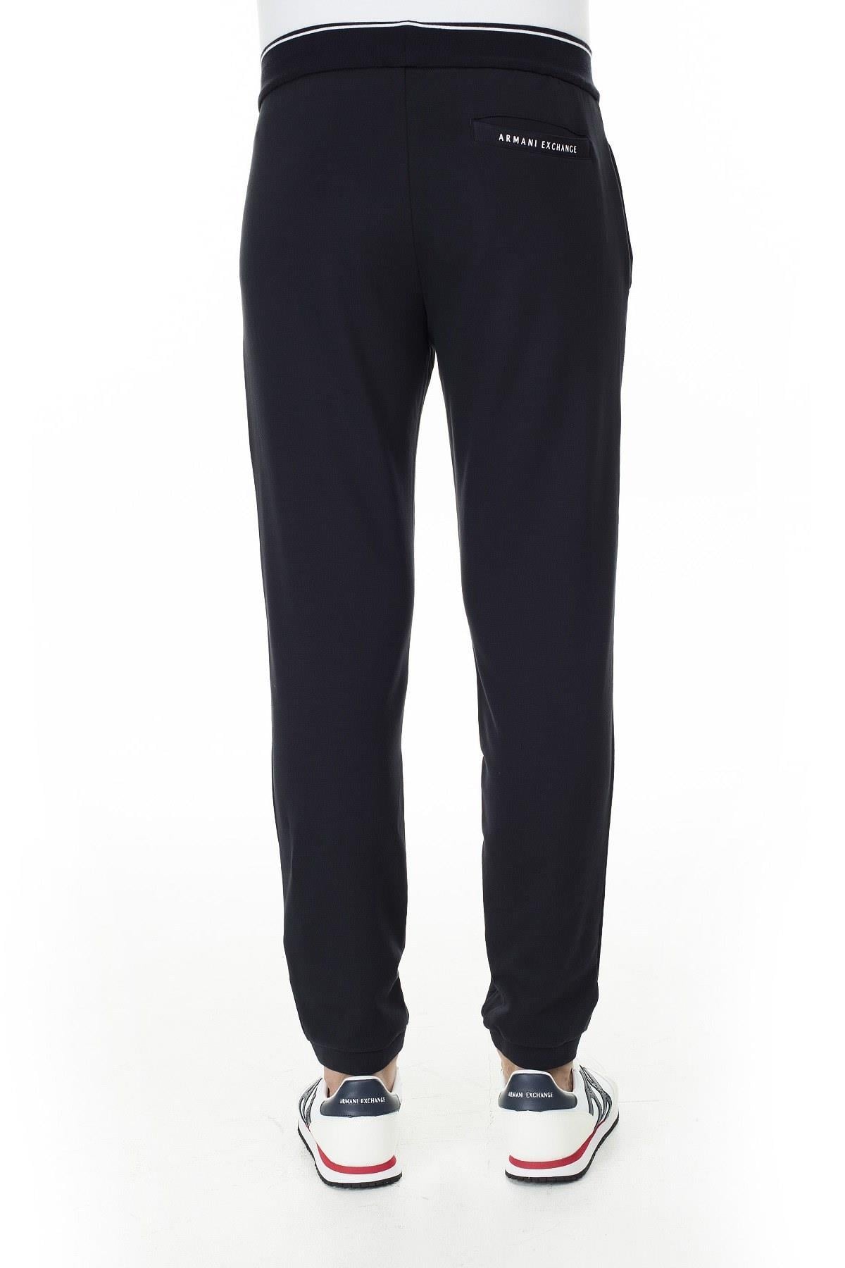 Armani Exchange Armani Exchange Erkek Dokuma Kumaş  Normal Bel  Düz Model Lacivert Pantolon 8NZP82 ZJH3Z-1510