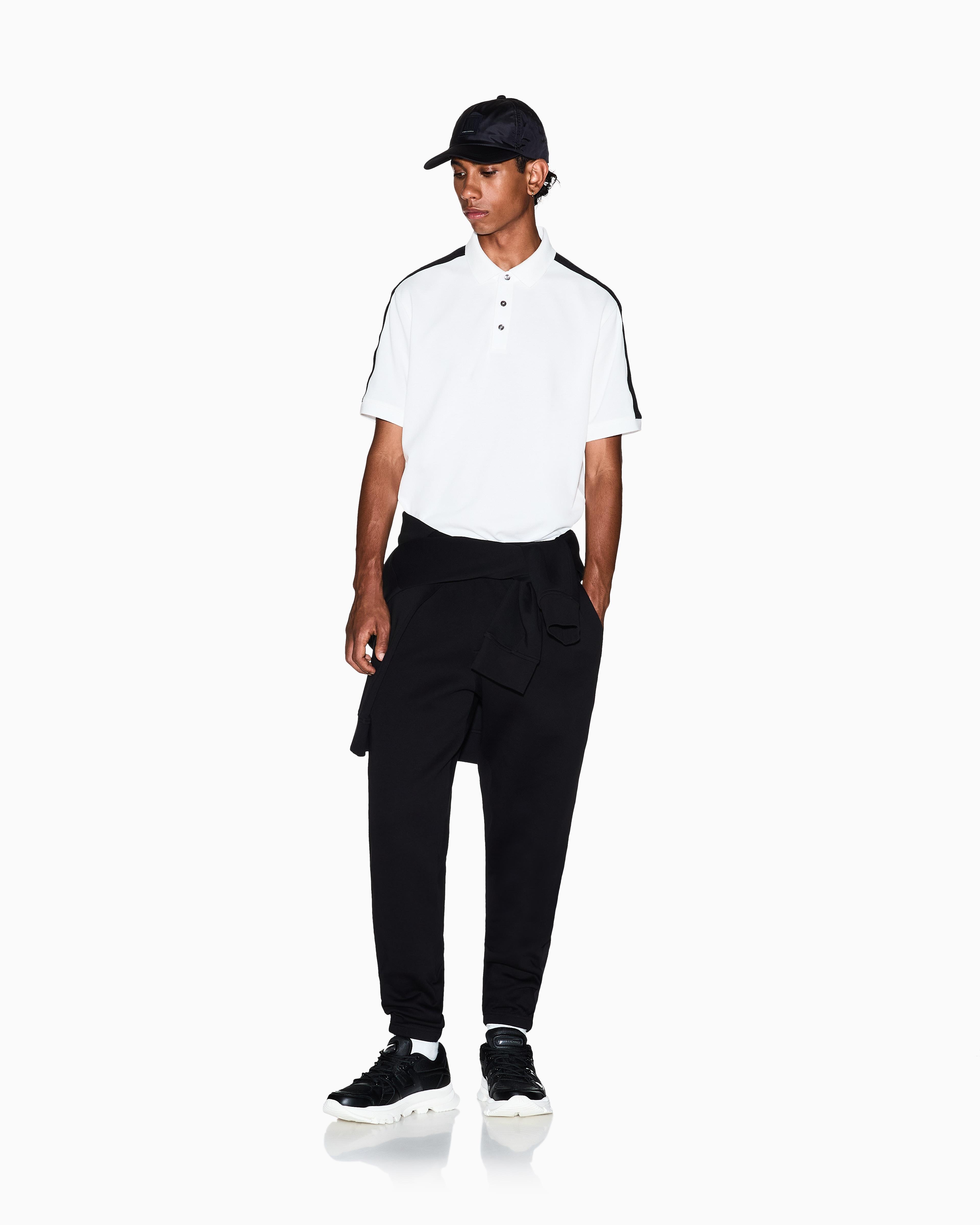 Armani Exchange Armani Exchange Erkek Logolu Streç Pamuklu Regular Fit Normal Bel Jogger Siyah Eşofman Altı XM001301 AF10818-UC001