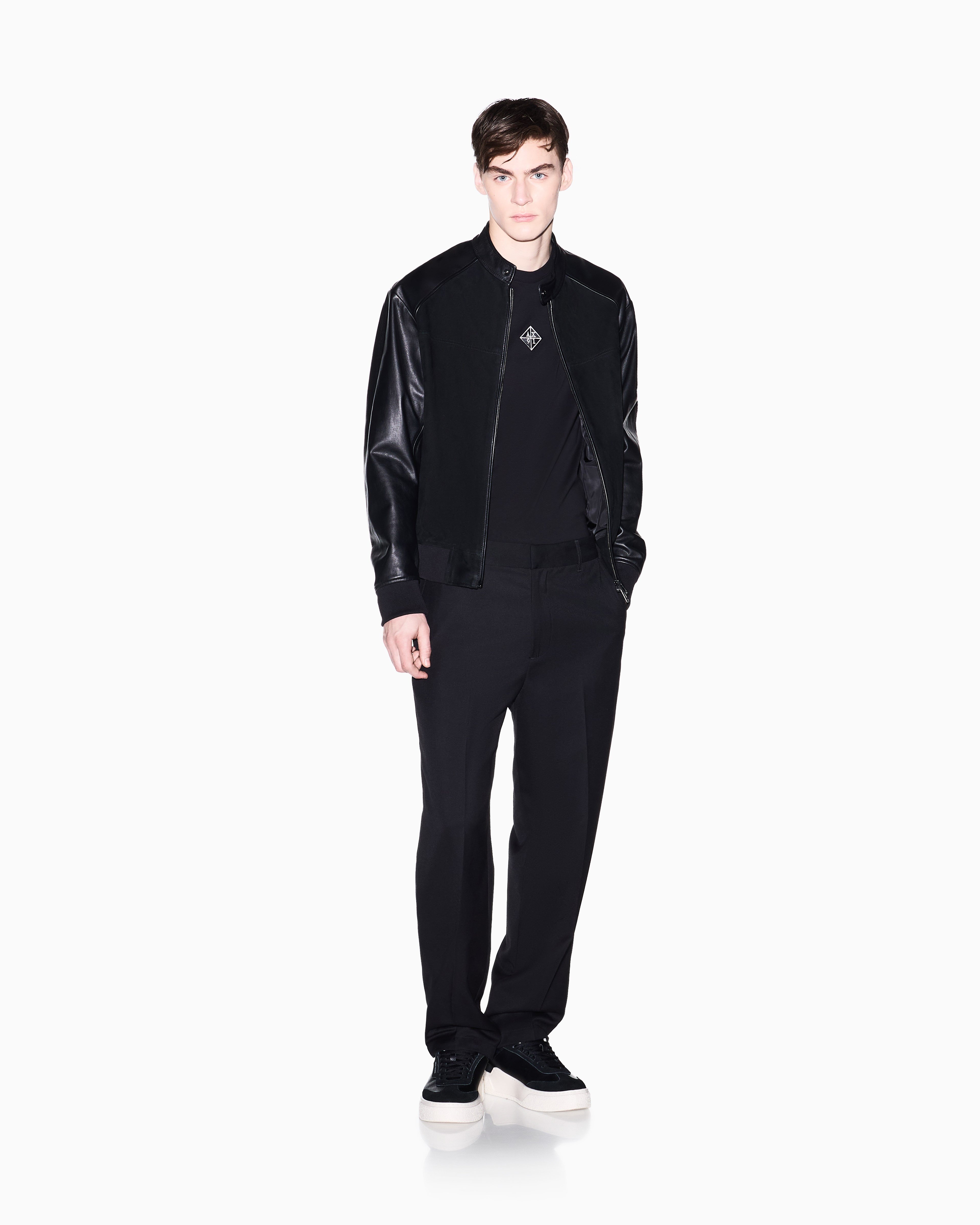 Armani Exchange Armani Exchange Erkek Pamuklu Bisiklet Yaka Kısa Kollu Siyah T-Shirt XM002454 AF10358-UC001