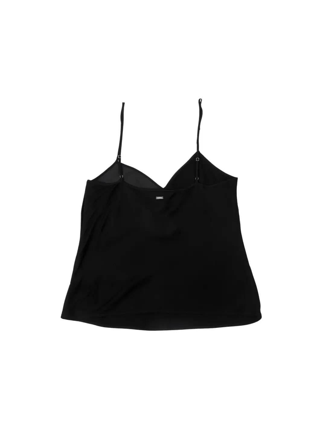 Armani Exchange Armani Exchange Kadın İnce İp Askılı V Yaka Siyah Bluz XW001258 AF16121-UC001