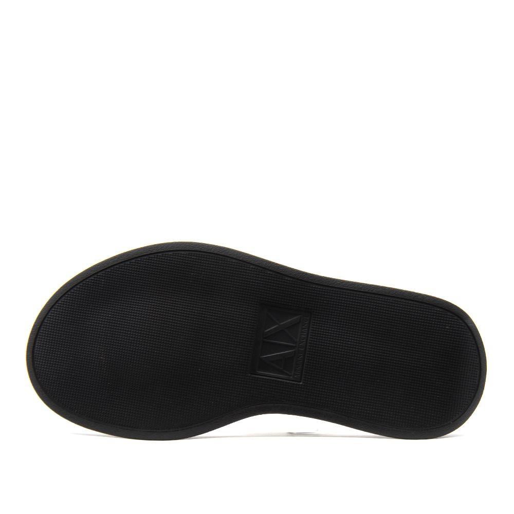 ARMANI EXCHANGE Armani Exchange Unısex Ayarlanabilir Bilek Kayışı Üst Tarafı Kabartma Logolu Platform Taban Kahverengi Sandalet XDP054 XV921-01816