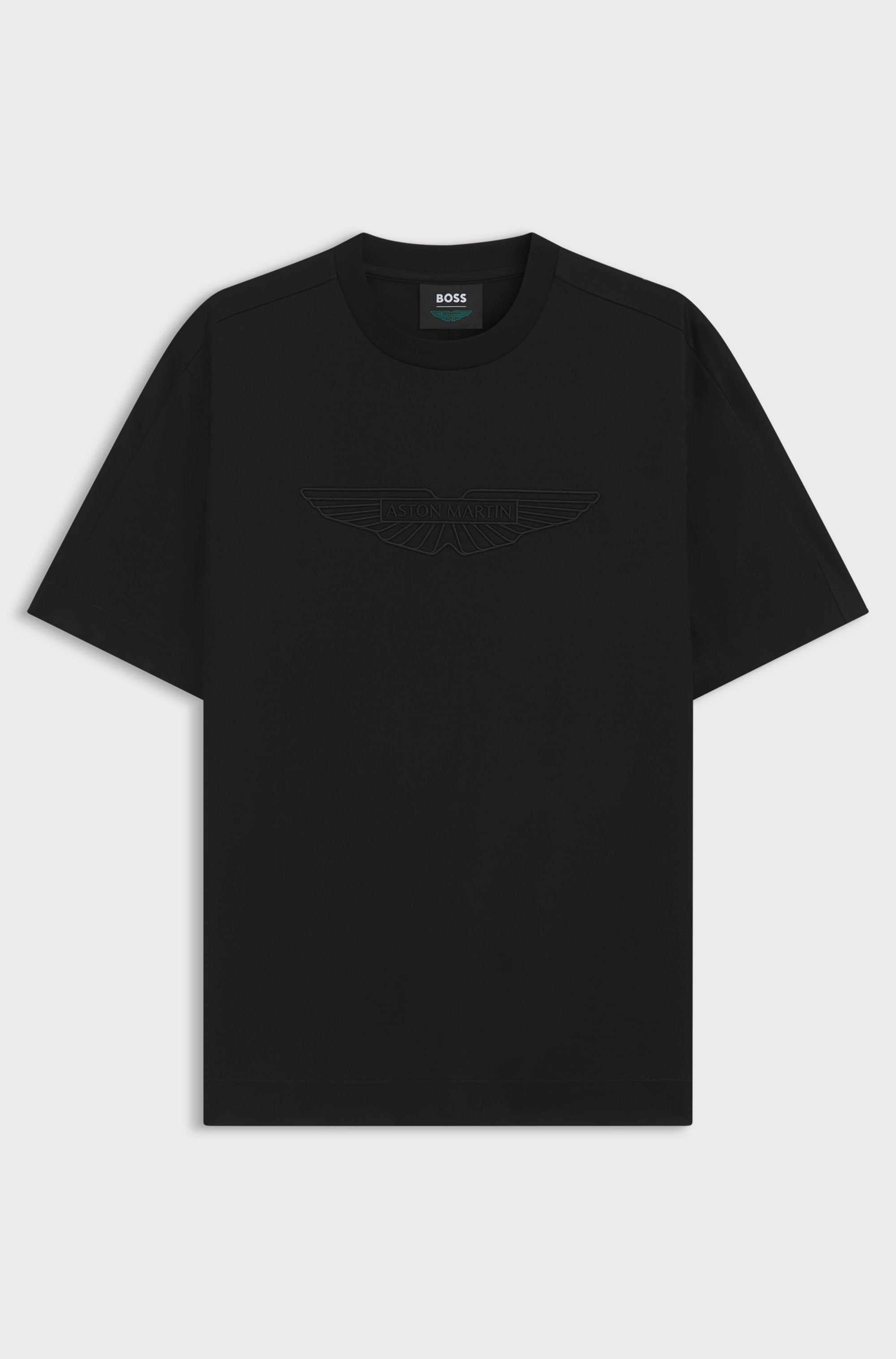 BOSS  BOSS Erkek Bisiklet Yakalı Ekstra Yumuşak Pamuklu Logo İşlemeli Kısa Kollu Siyah Polo Yaka T-Shirt 50565042-001