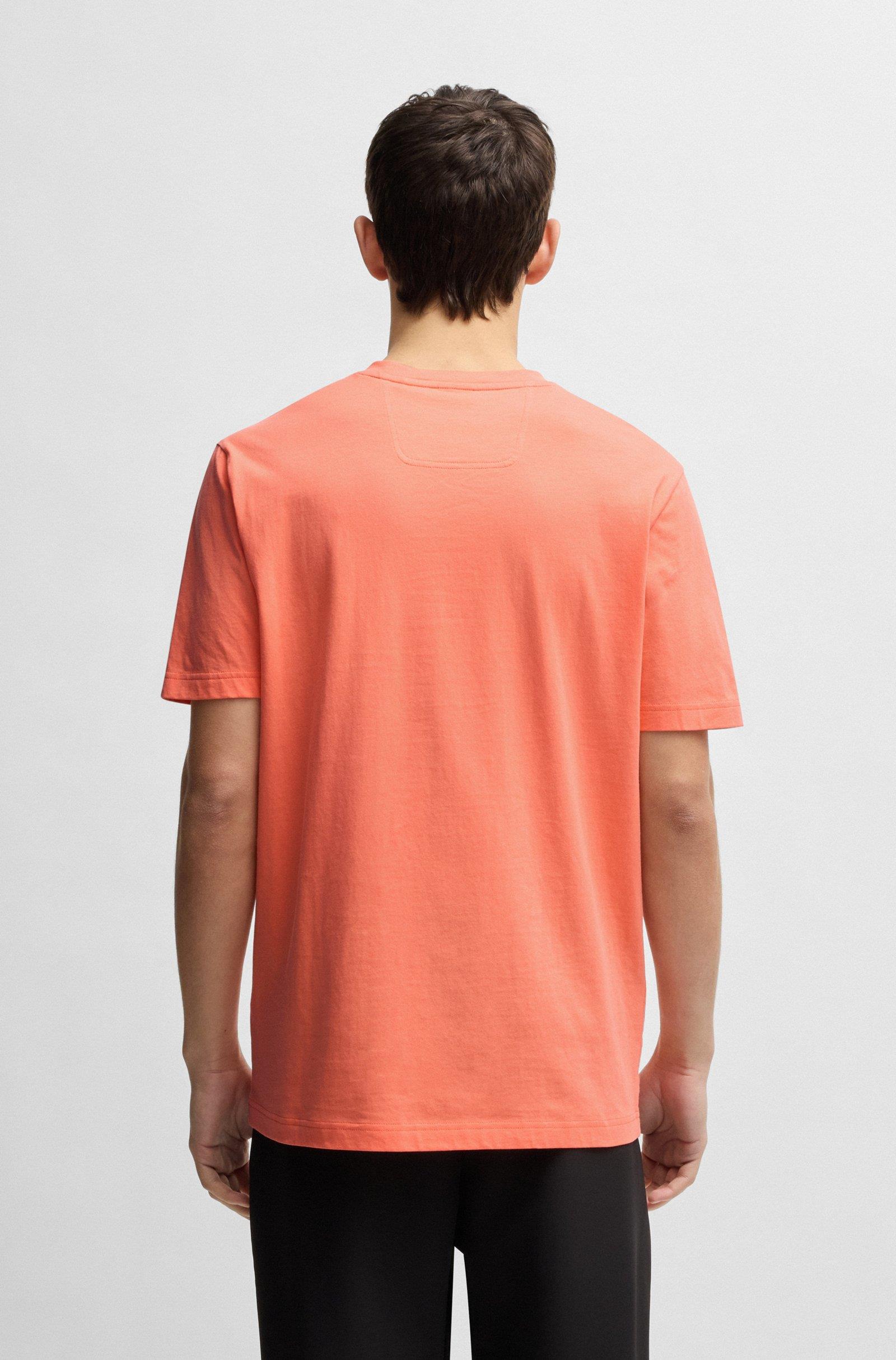 BOSS BOSS Erkek BOSS Yazılı Kısa Kollu Bisiklet Yaka 649 T-Shirt 50537834-649