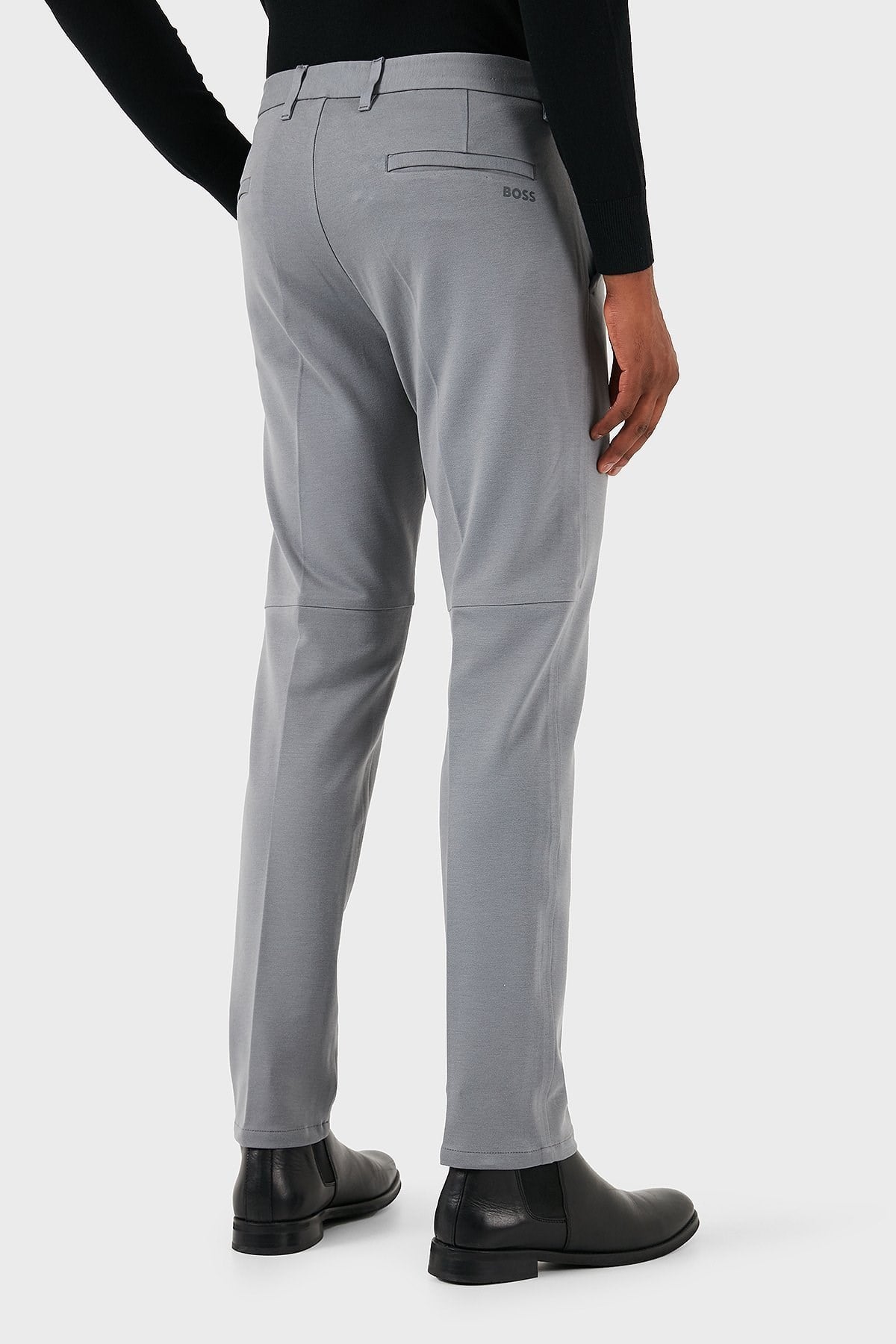 BOSS  BOSS Erkek Denim Normal Belli Düz Model Günlük Kullanım Gri Pantolon 50513436-251