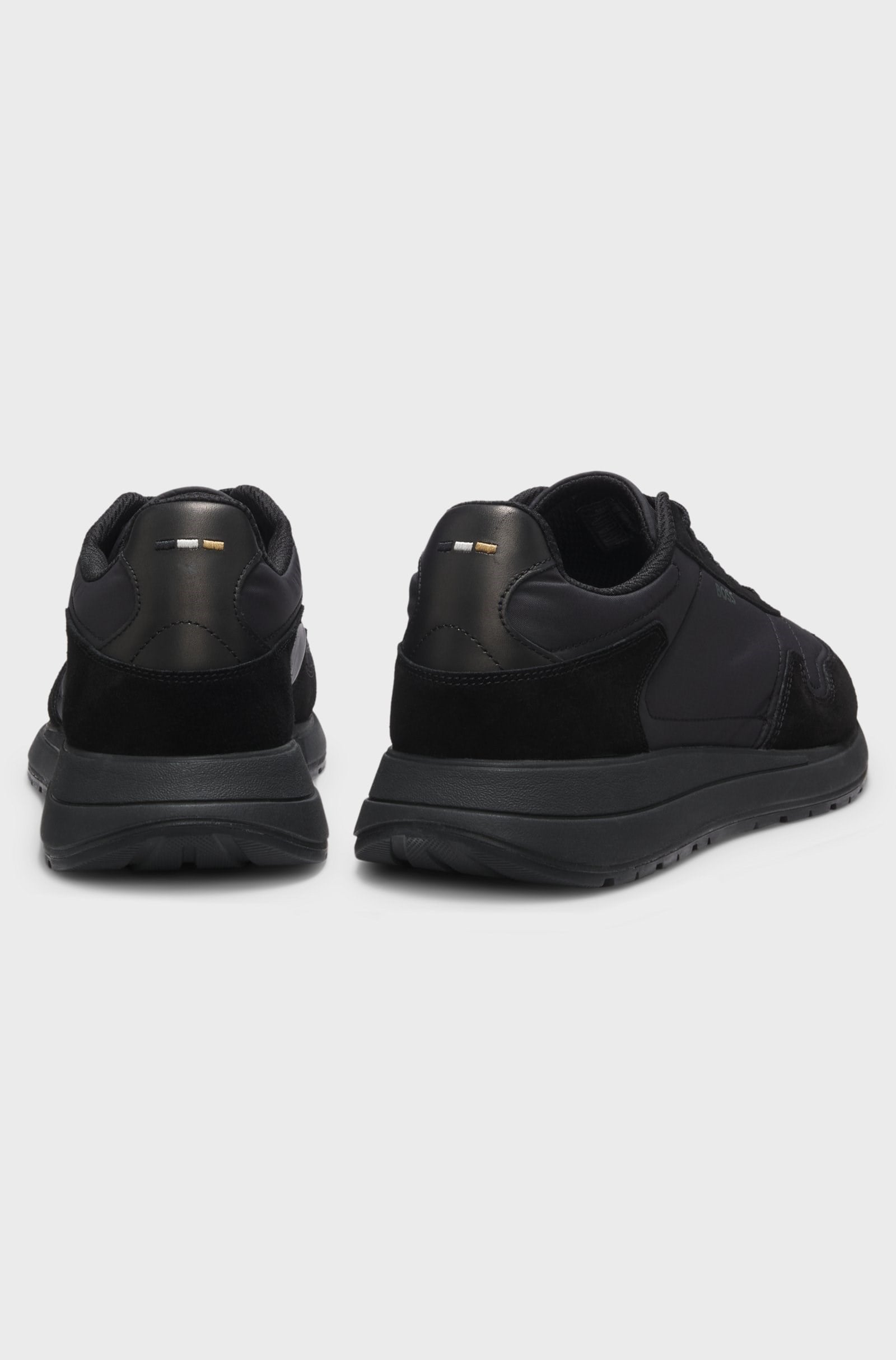 BOSS  BOSS Erkek Deri Rahat Taban Günlük Kullanım Siyah Sneaker 50568945-005