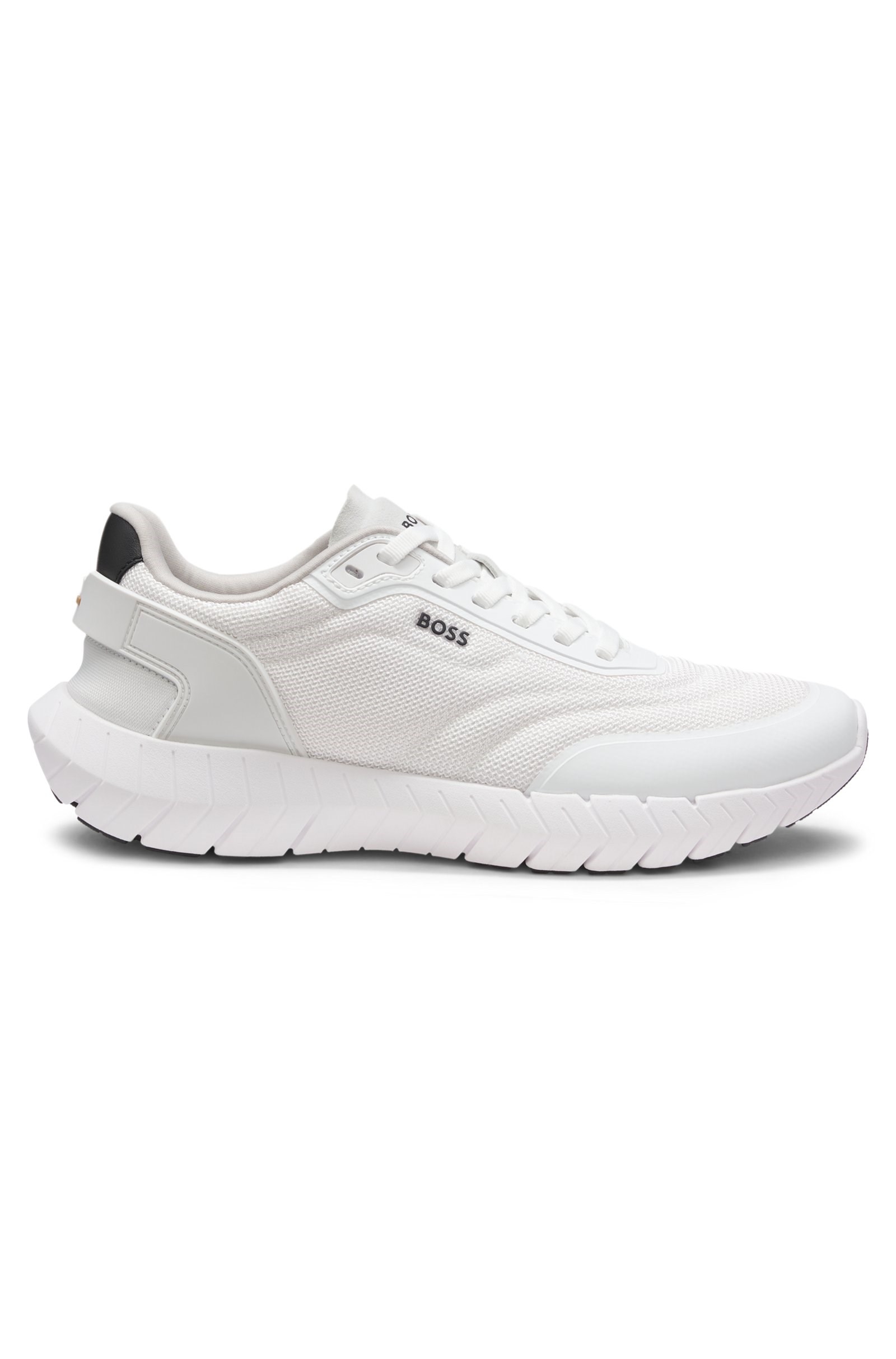 BOSS  BOSS Erkek Deri Rahat Taban Günlük Kullanım Beyaz Sneaker 50568946-100
