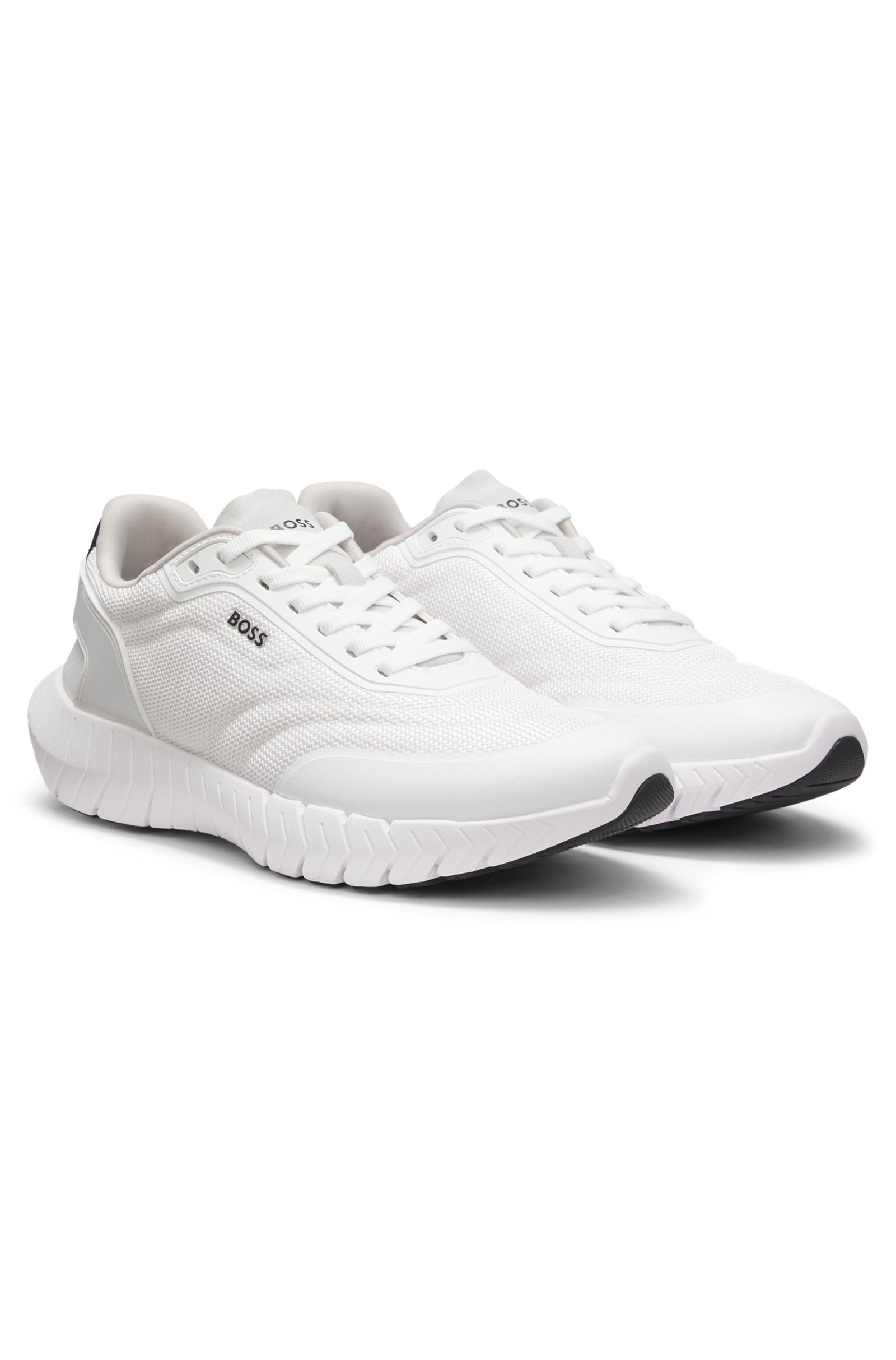 BOSS  BOSS Erkek Deri Rahat Taban Günlük Kullanım Beyaz Sneaker 50568946-100