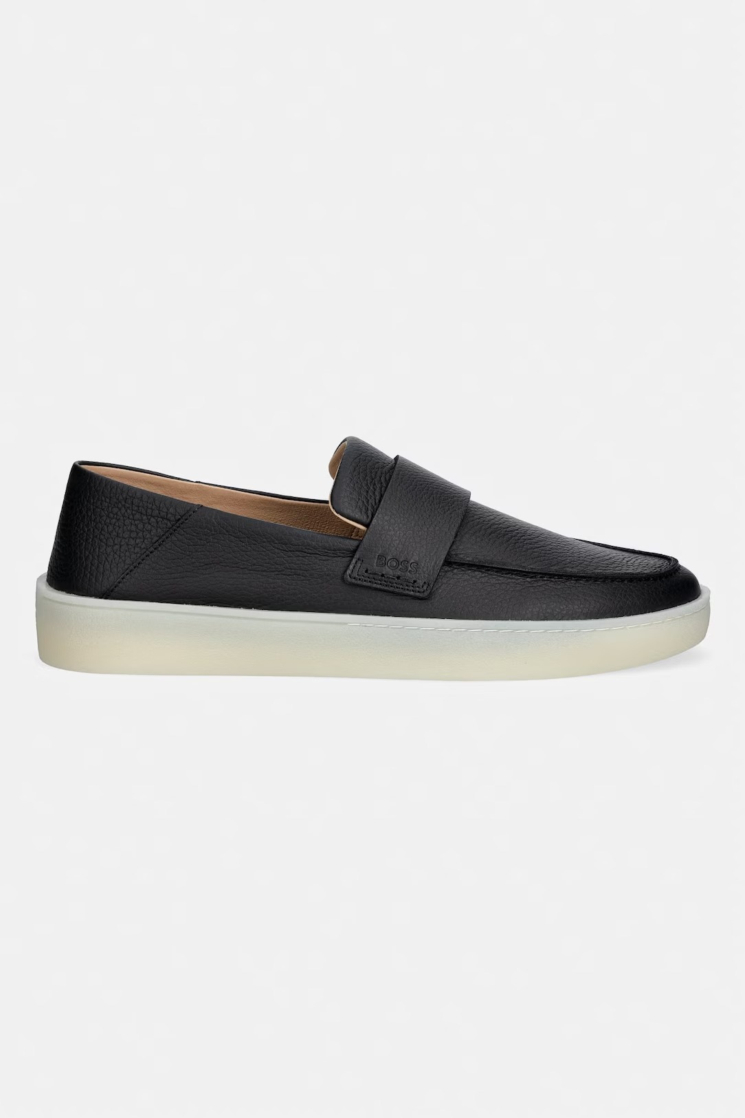 BOSS  BOSS Erkek Deri Rahat Yumuşak Taban Klasik Kesim Siyah Sneaker 50563163-001