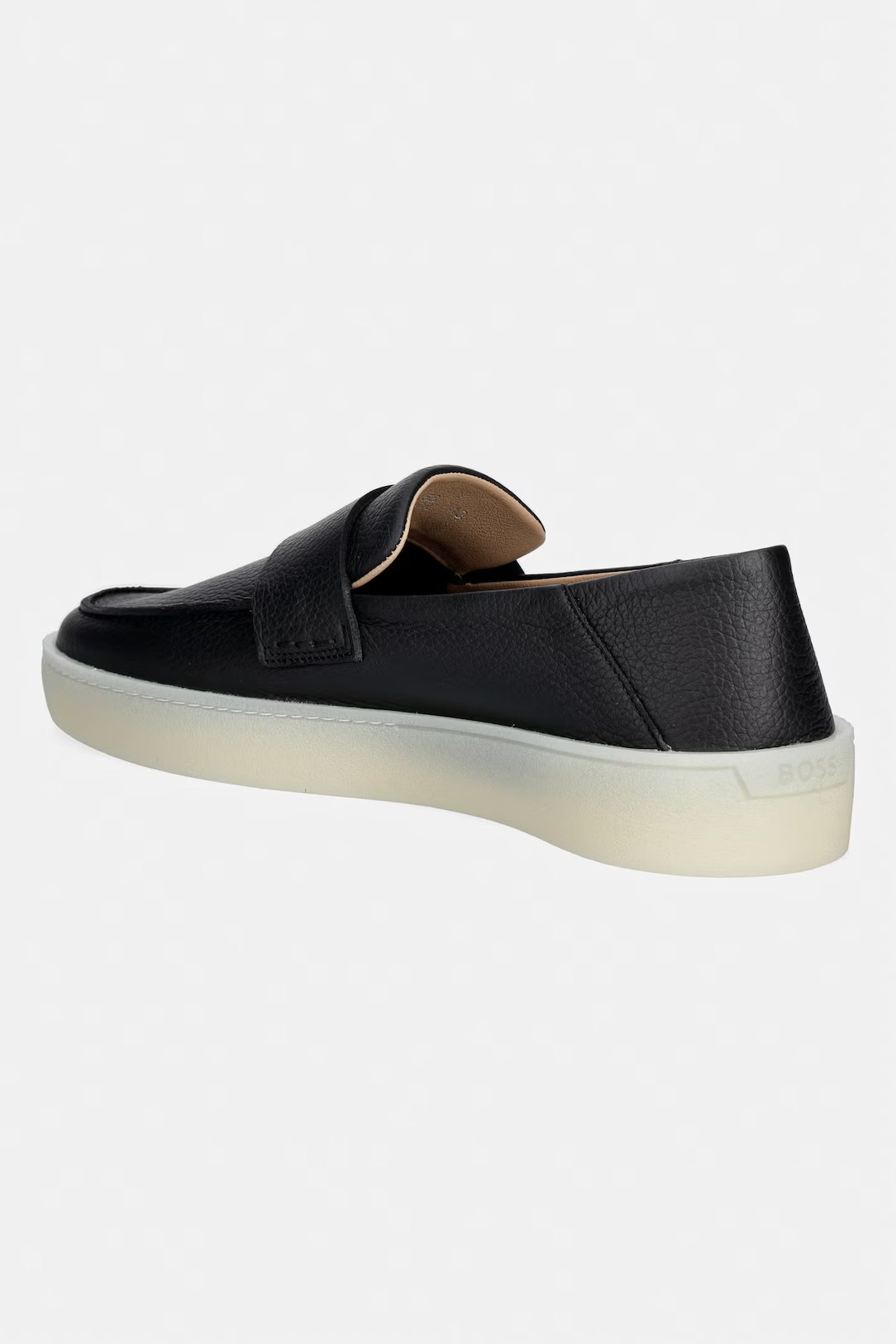 BOSS  BOSS Erkek Deri Rahat Yumuşak Taban Klasik Kesim Siyah Sneaker 50563163-001
