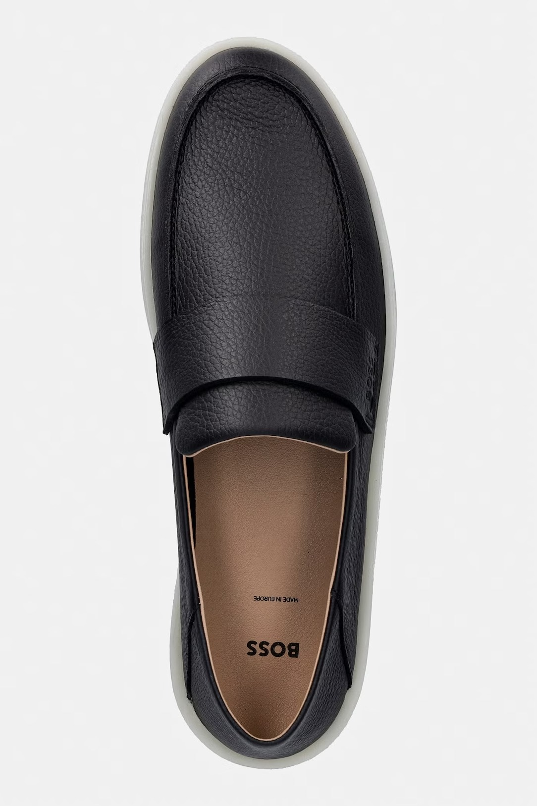 BOSS  BOSS Erkek Deri Rahat Yumuşak Taban Klasik Kesim Siyah Sneaker 50563163-001