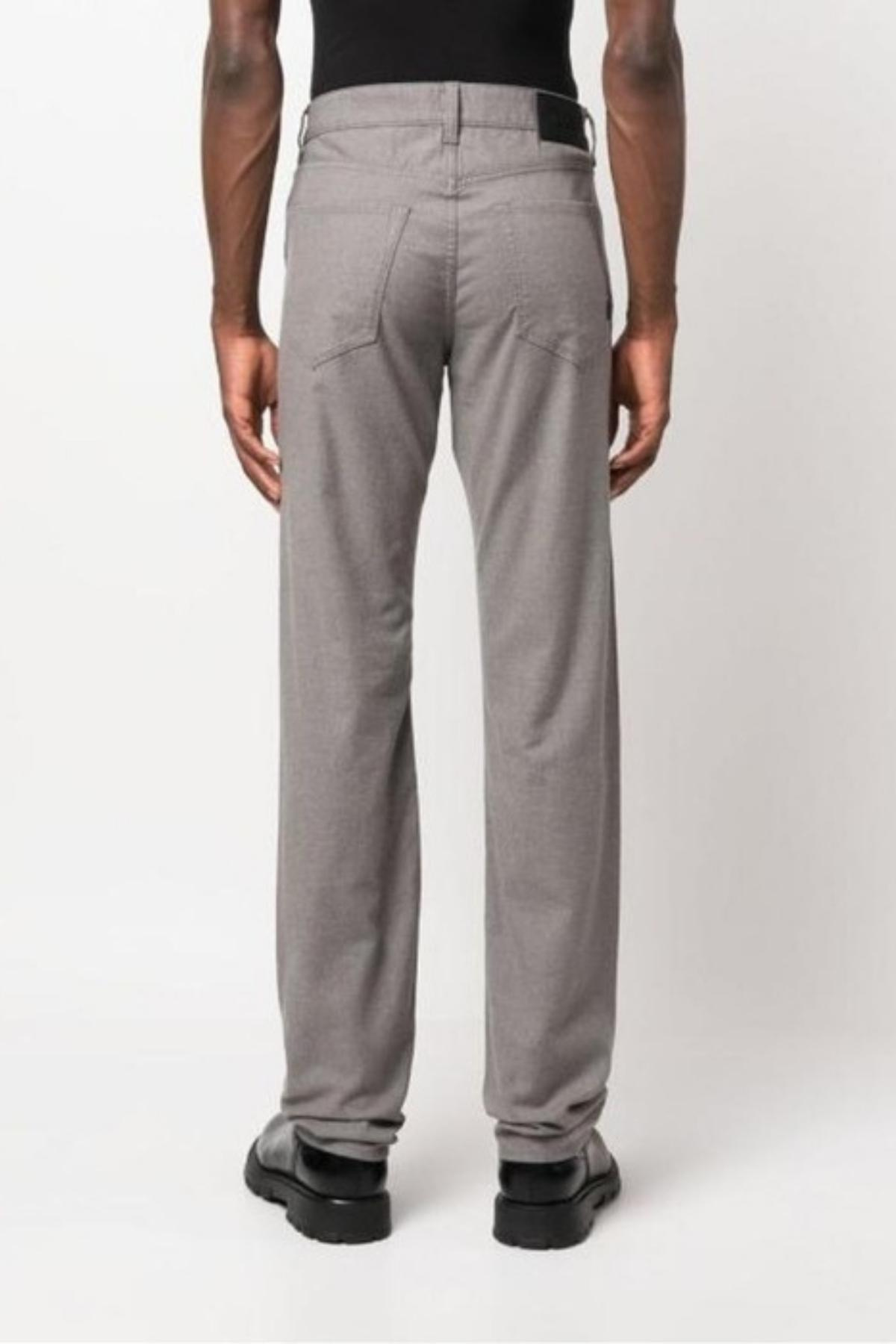 BOSS BOSS Erkek Dokuma Kumaş  Normal Bel  Düz Model Gri Jeans 50495418-047