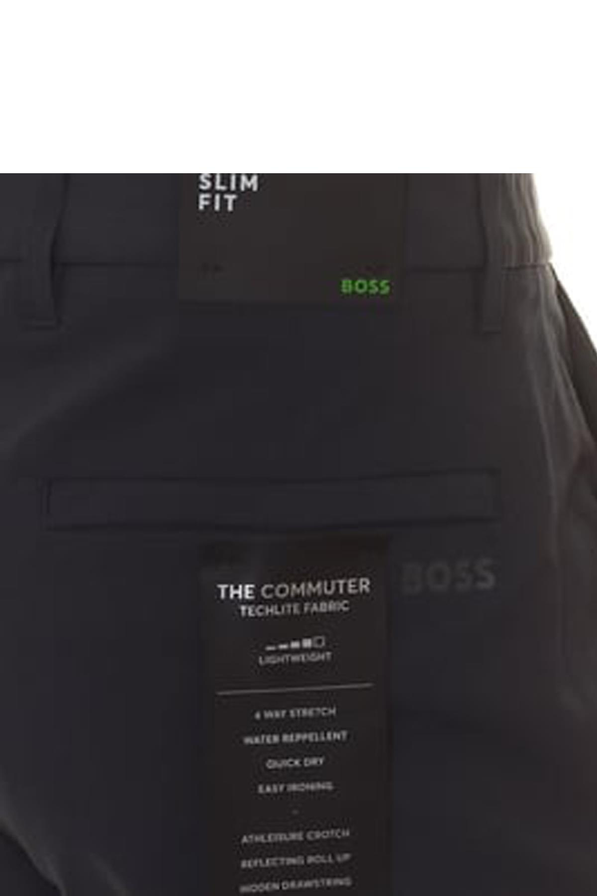 BOSS BOSS Erkek Düğmeli Normal Bel Cepli Günlük Kullanım Lacivert Pantolon 50495497-402