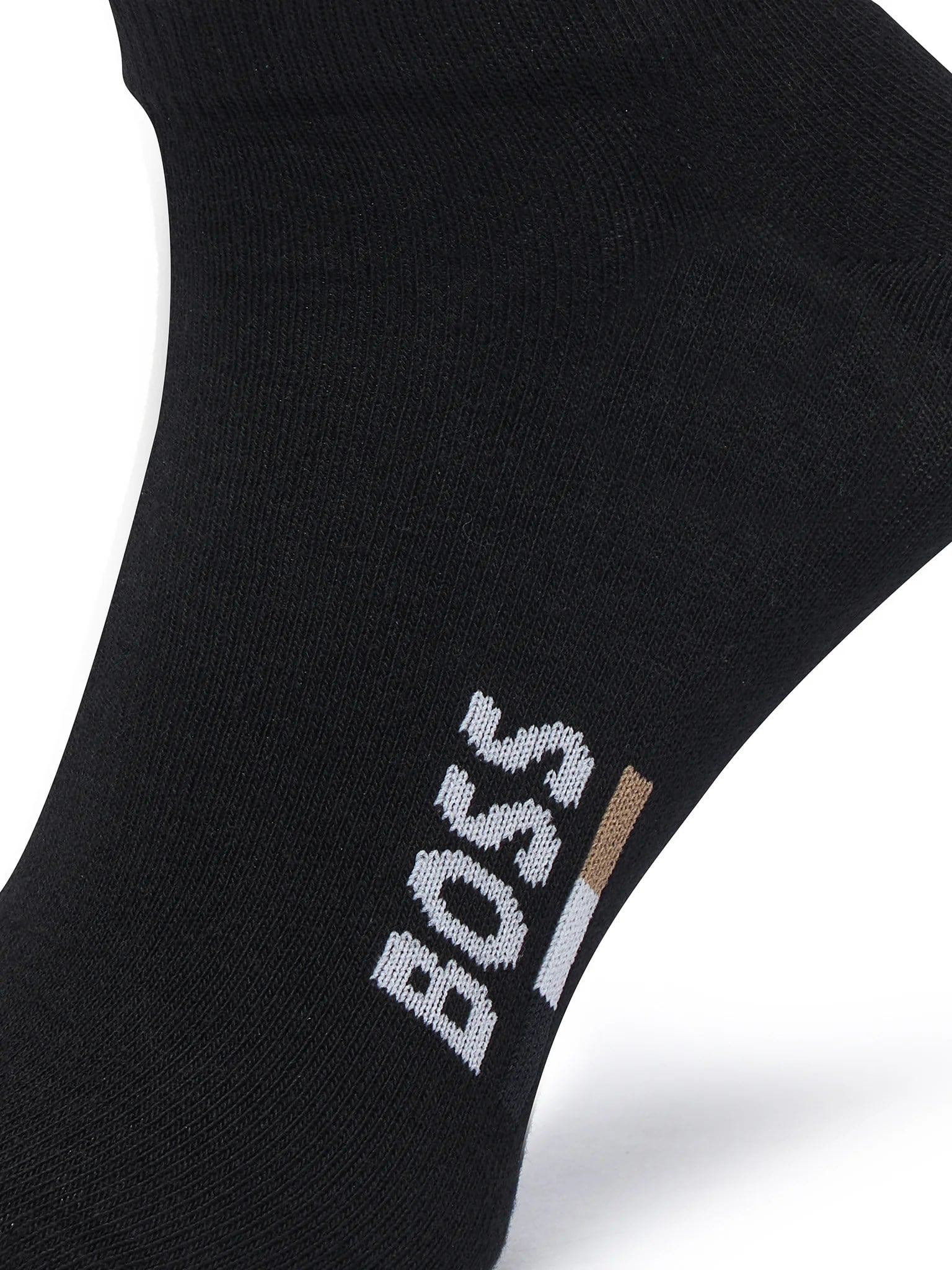 BOSS  BOSS Erkek İkili Pamuk Karışımlı Logolu Siyah Çorap 50559426-001