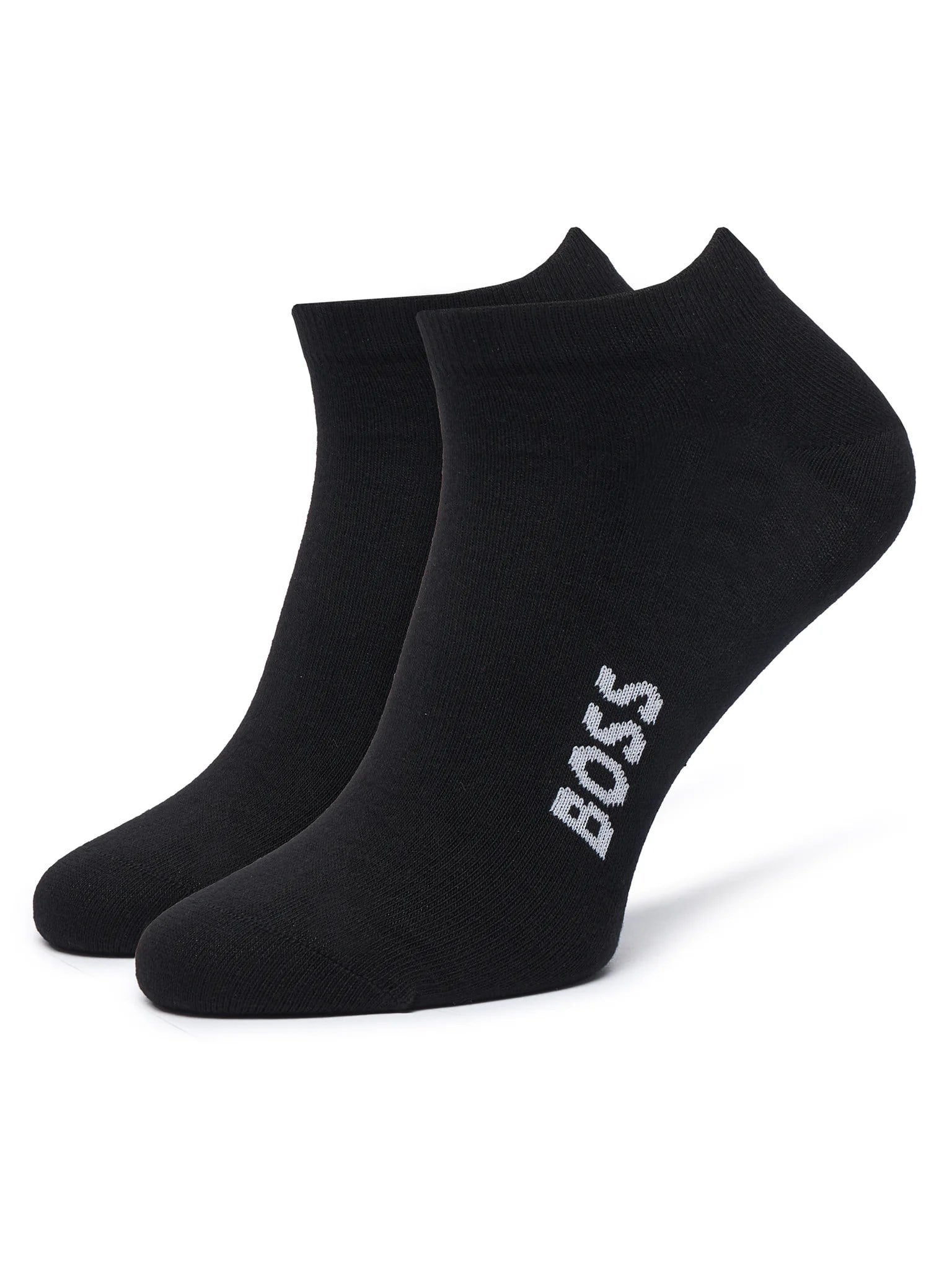 BOSS  BOSS Erkek İkili Pamuk Karışımlı Logolu Siyah Çorap 50559426-001