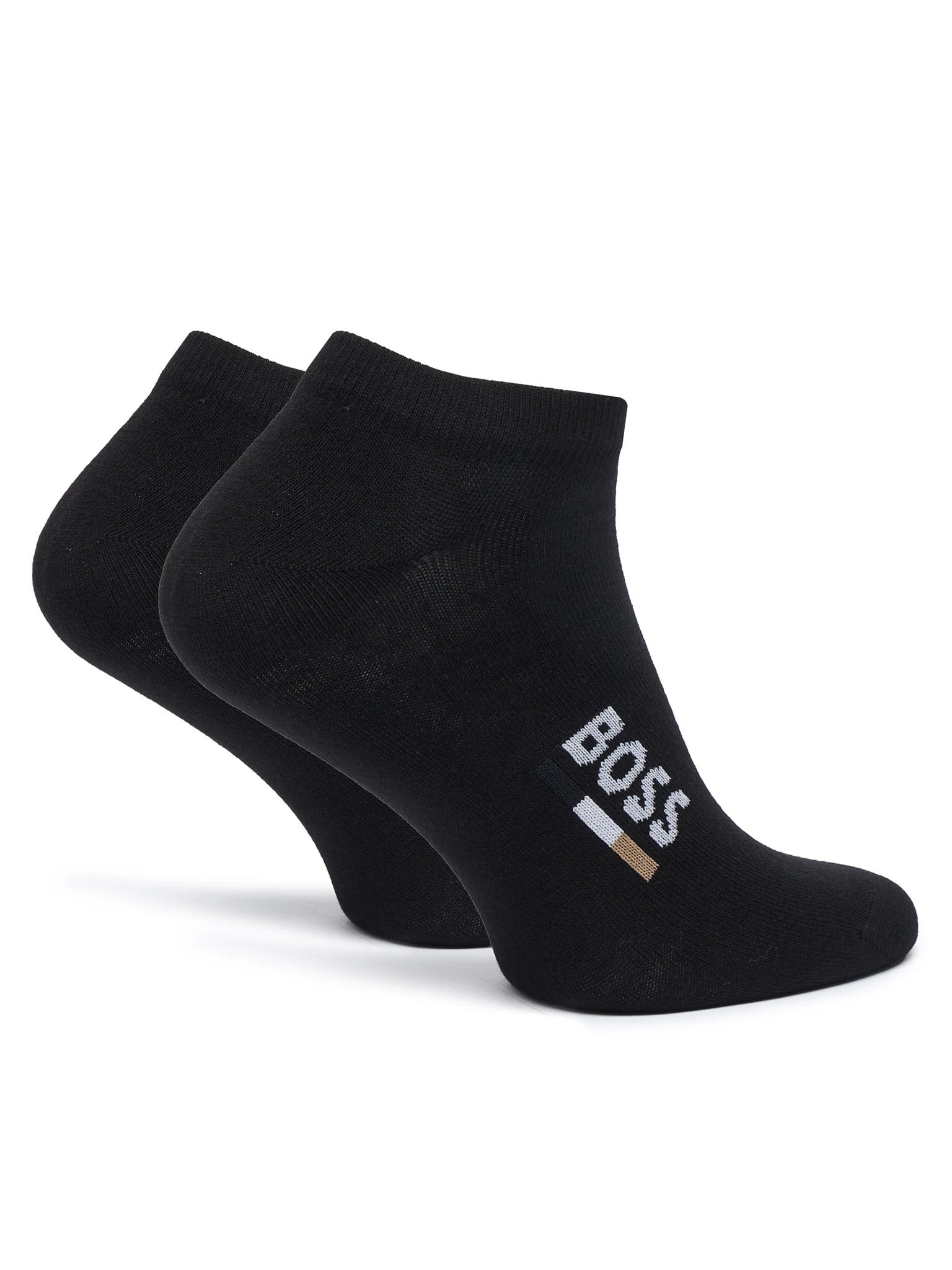 BOSS  BOSS Erkek İkili Pamuk Karışımlı Logolu Siyah Çorap 50559426-001