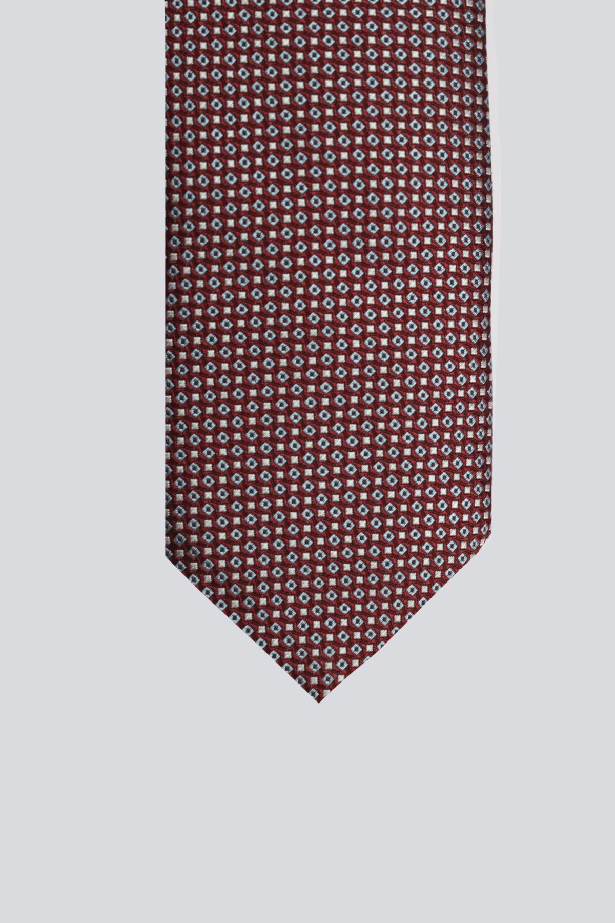 BOSS  BOSS Erkek İpek Karışımlı Jakarlı Bordo Kravat 50555953-620