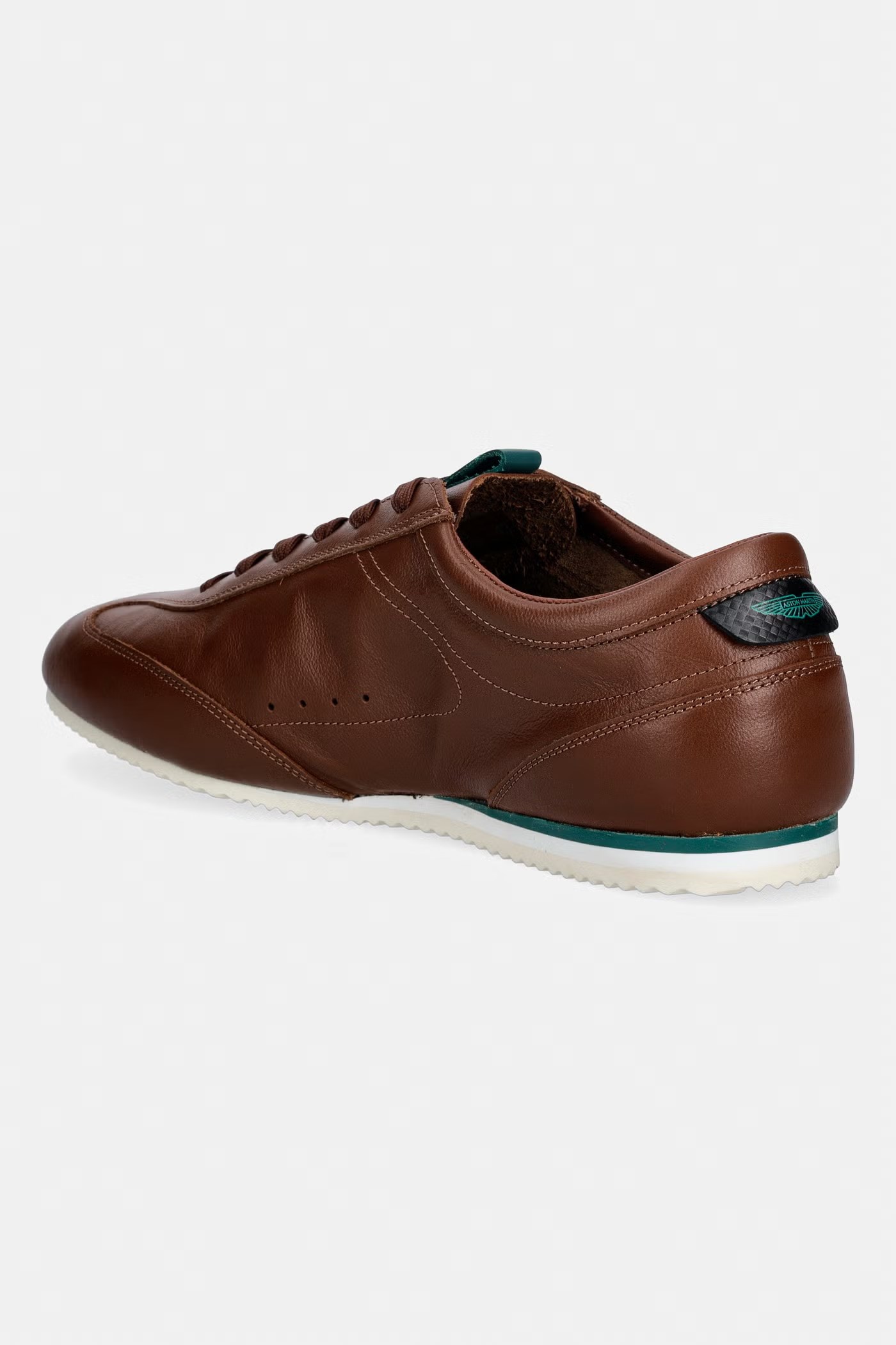 BOSS  BOSS Erkek Karbon Fiber Detaylı Rahat Tabanlı Hakiki Deri Kahverengi Sneaker 50570018-214