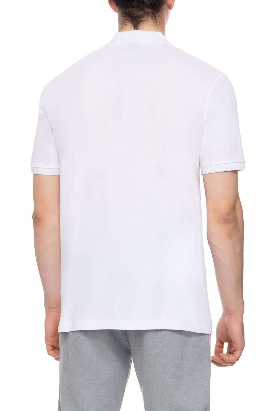 BOSS BOSS Erkek Kısa Kol Gömlek Yaka Standart Boy Günlük Beyaz Polo Yaka T-Shirt 50494953-100