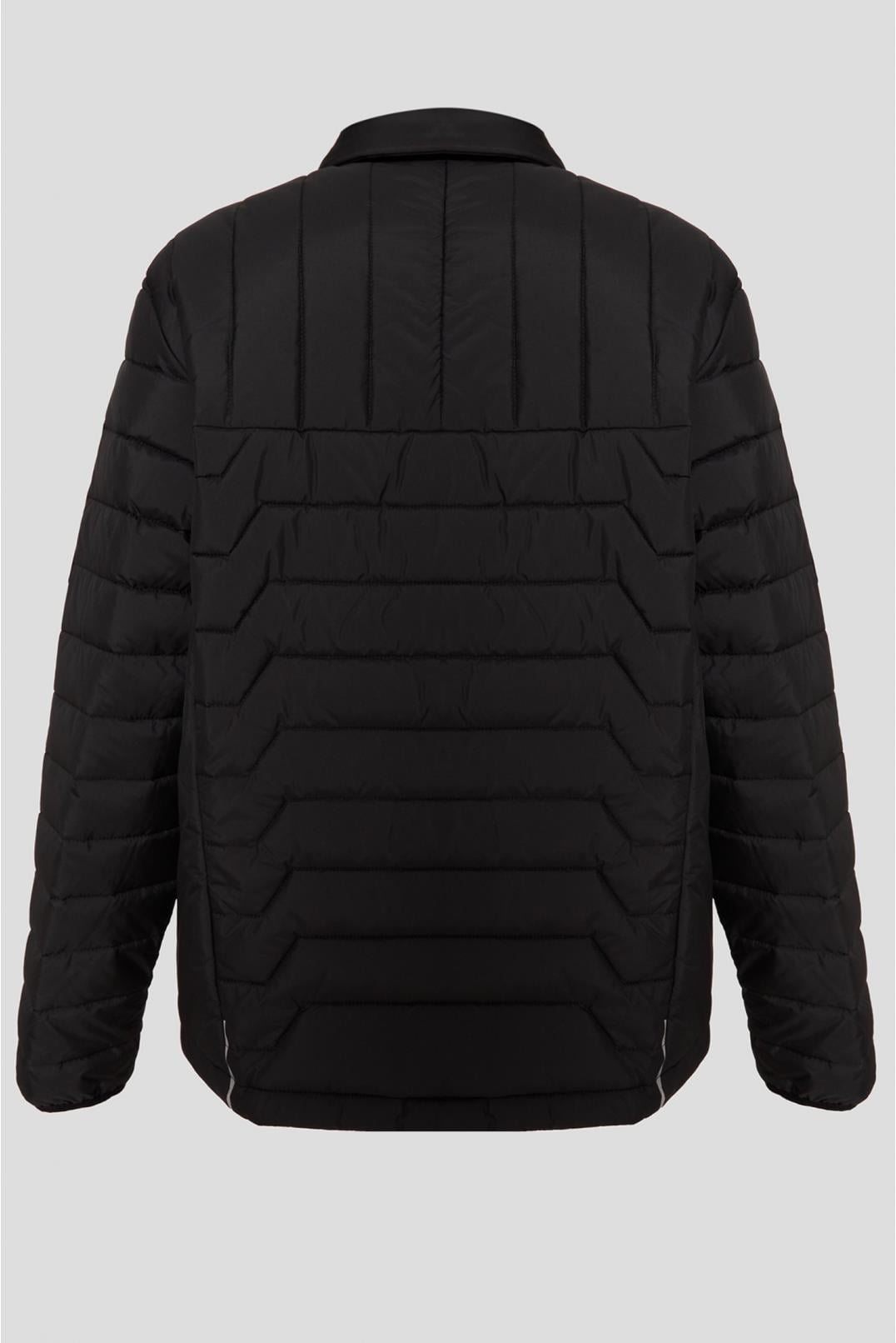 BOSS BOSS Erkek Kol Cebi Logo Detaylı Polo Yaka Siyah Ceket 50542781-001