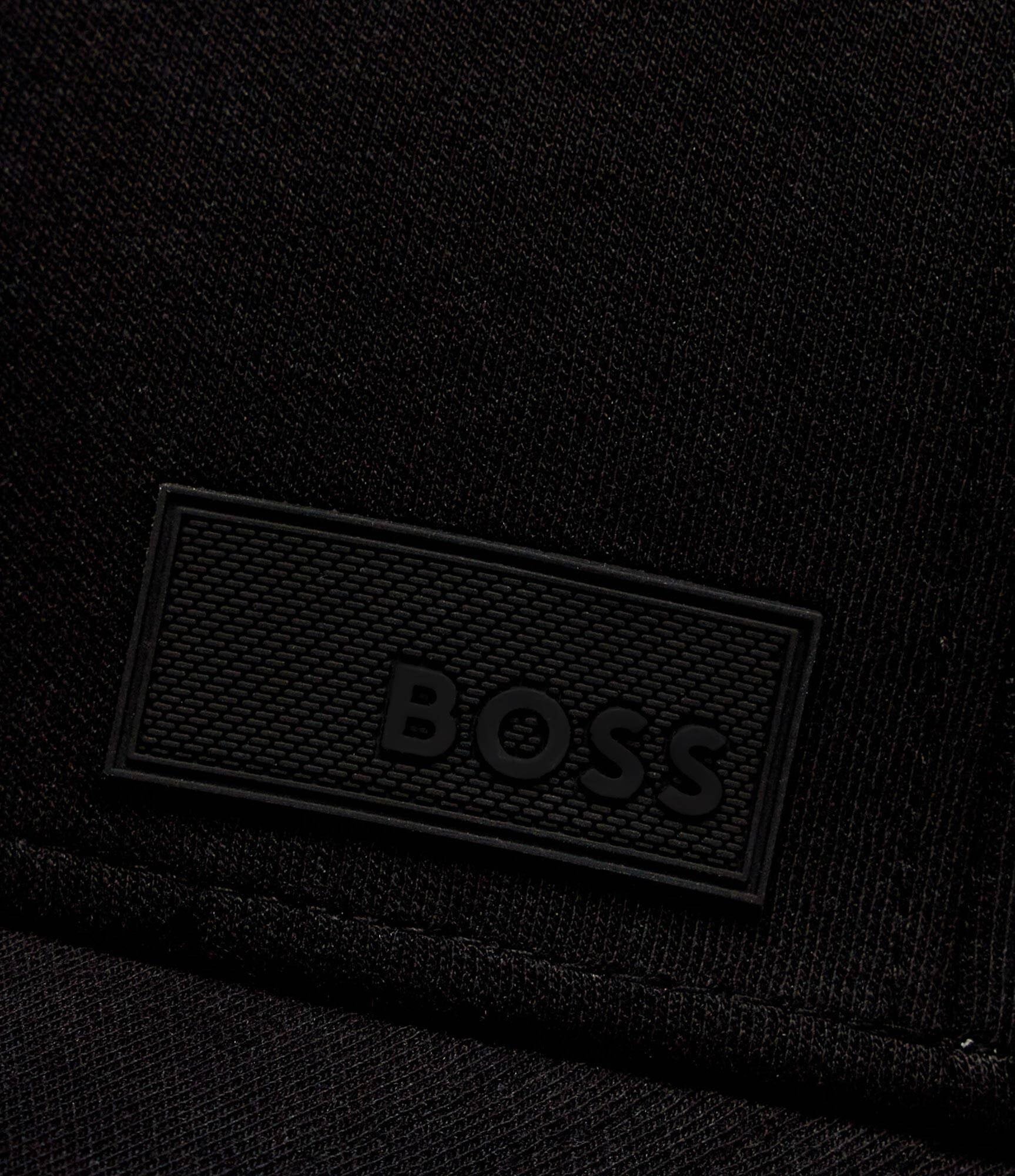 BOSS  BOSS Erkek Logo Etiketli Dikiş Detaylı Ayarlanabilir Tokalı Siyah Şapka 50566608-001