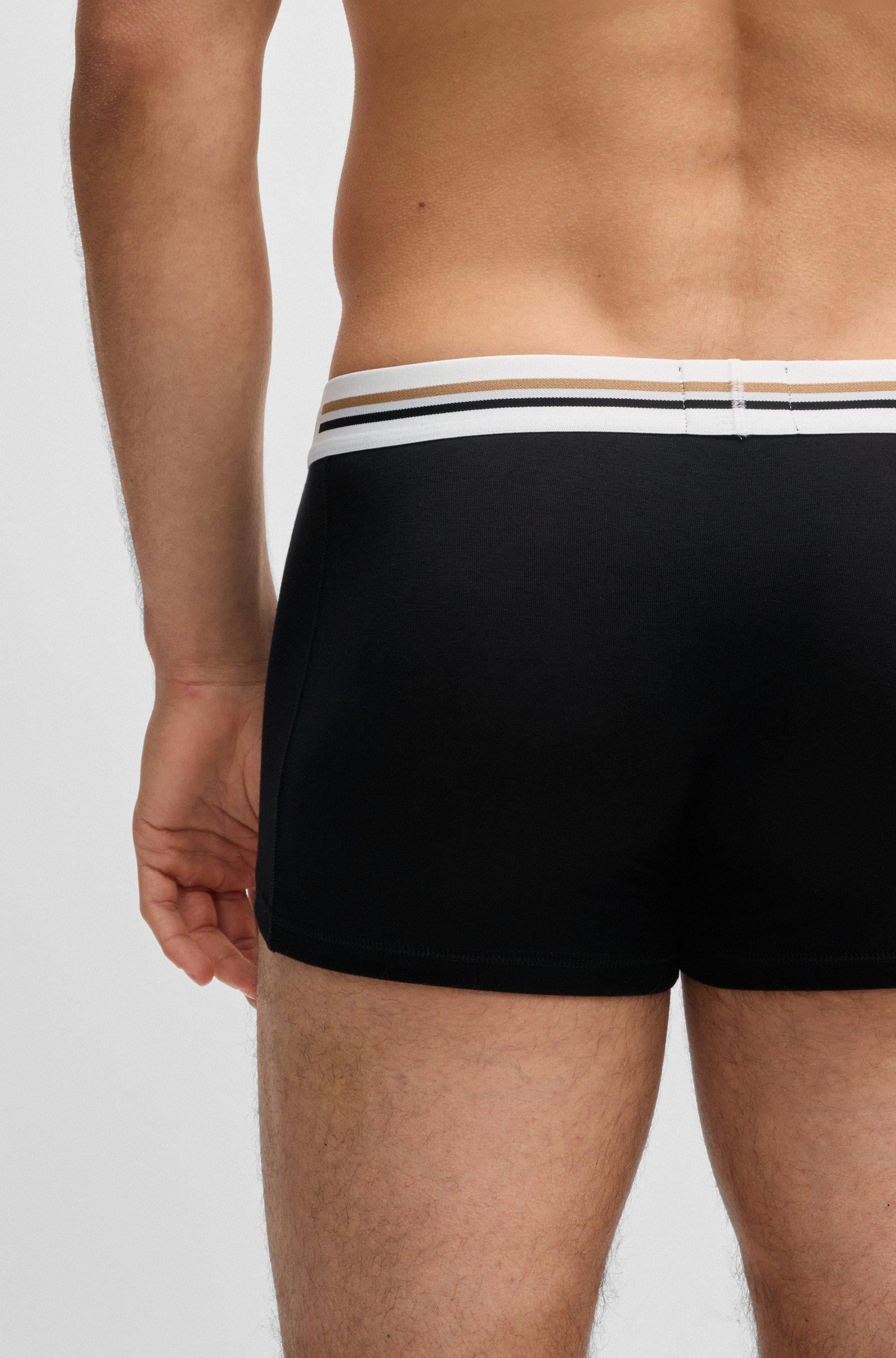 BOSS BOSS Erkek Marka Logolu Beli Lastikli Yeşil Boxer 50492200-961