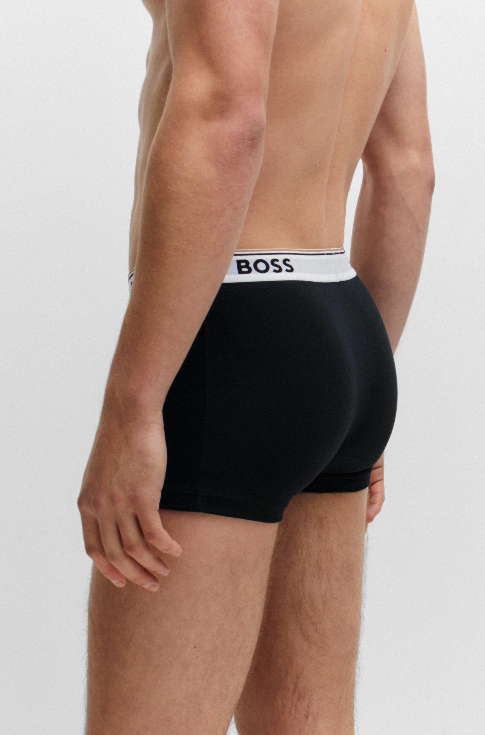 BOSS BOSS Erkek Marka Logolu Beli Lastikli Çok Renkli Boxer 50508985-976