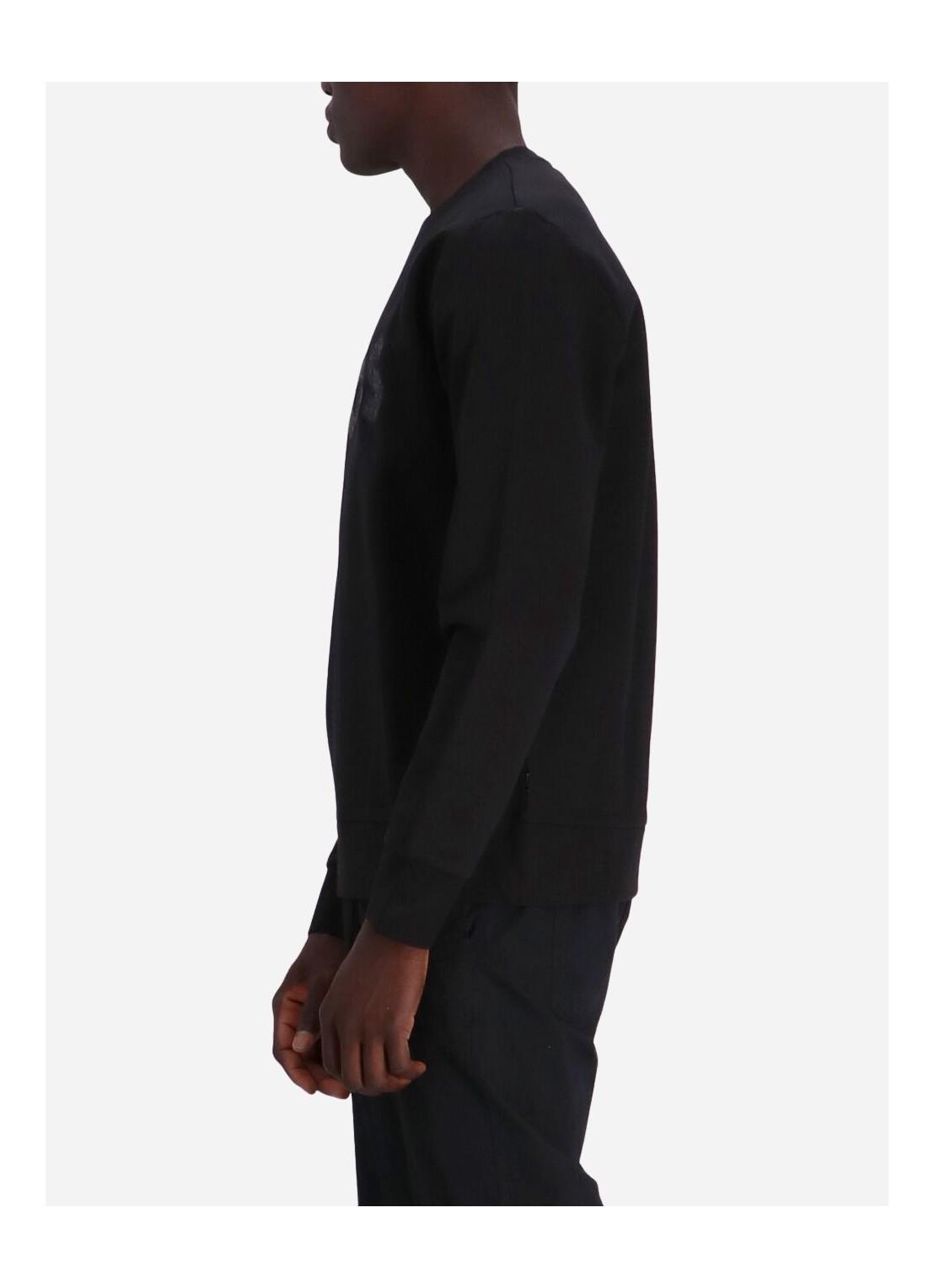 BOSS BOSS Erkek Marka Logolu Yuvarlak Yaka Uzun Kollu Siyah Sweatshirt 50494091-001
