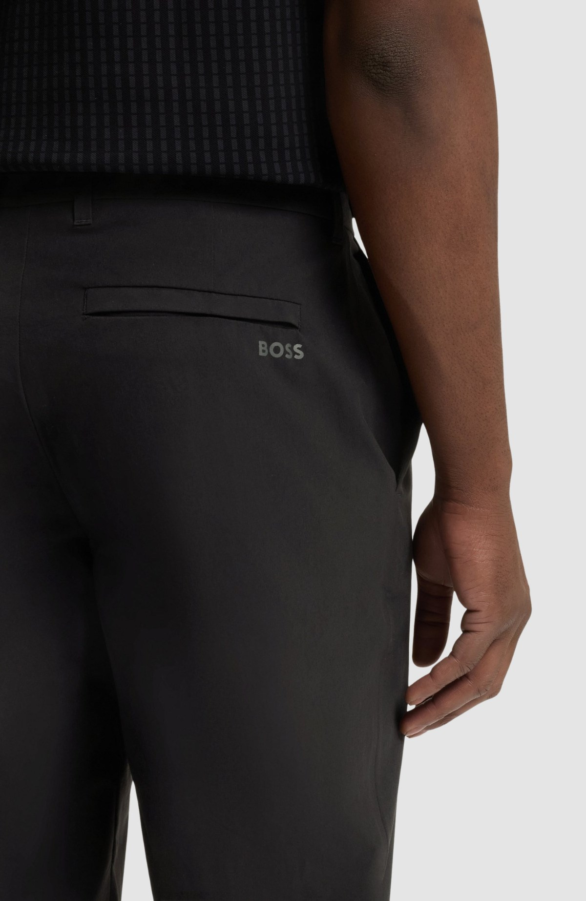 BOSS  BOSS Erkek Normal Bel Düz Paça Siyah Pantolon 50561301-001